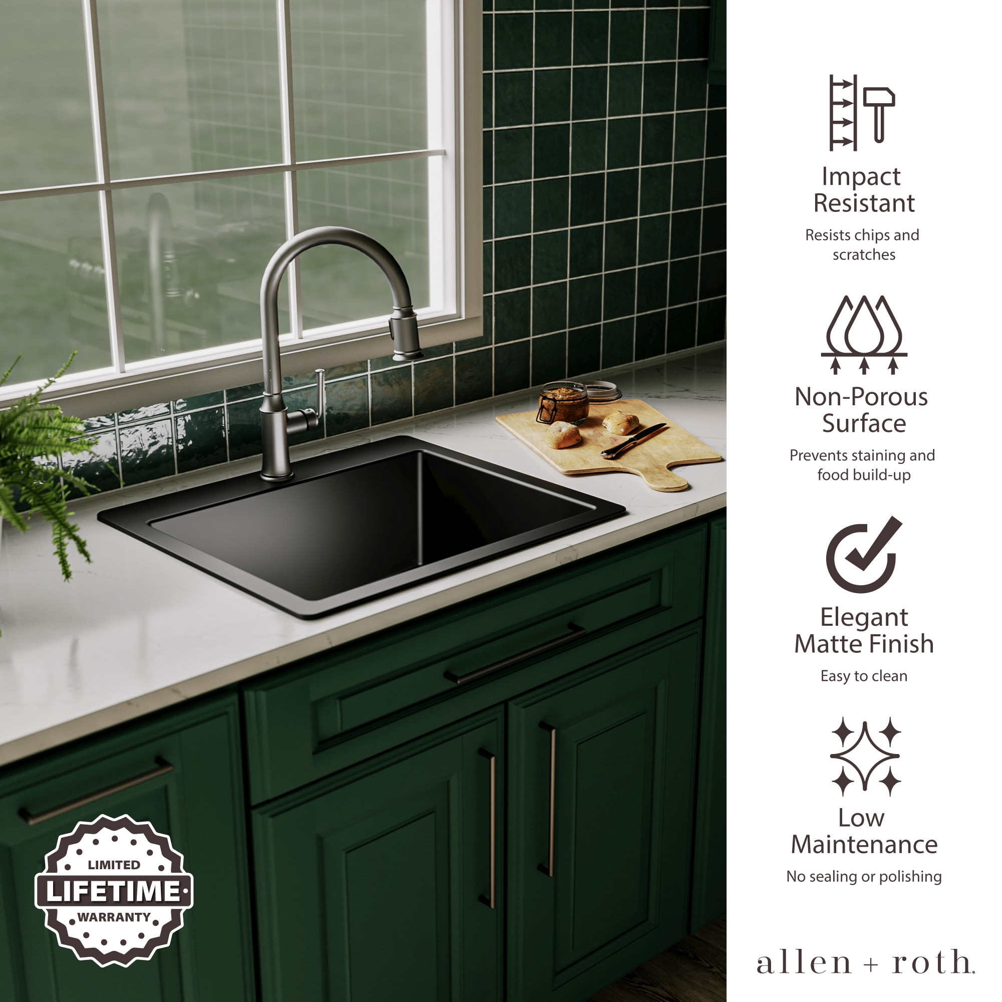 allen + roth GT1020BLK Kitchen-Sinks - View #5