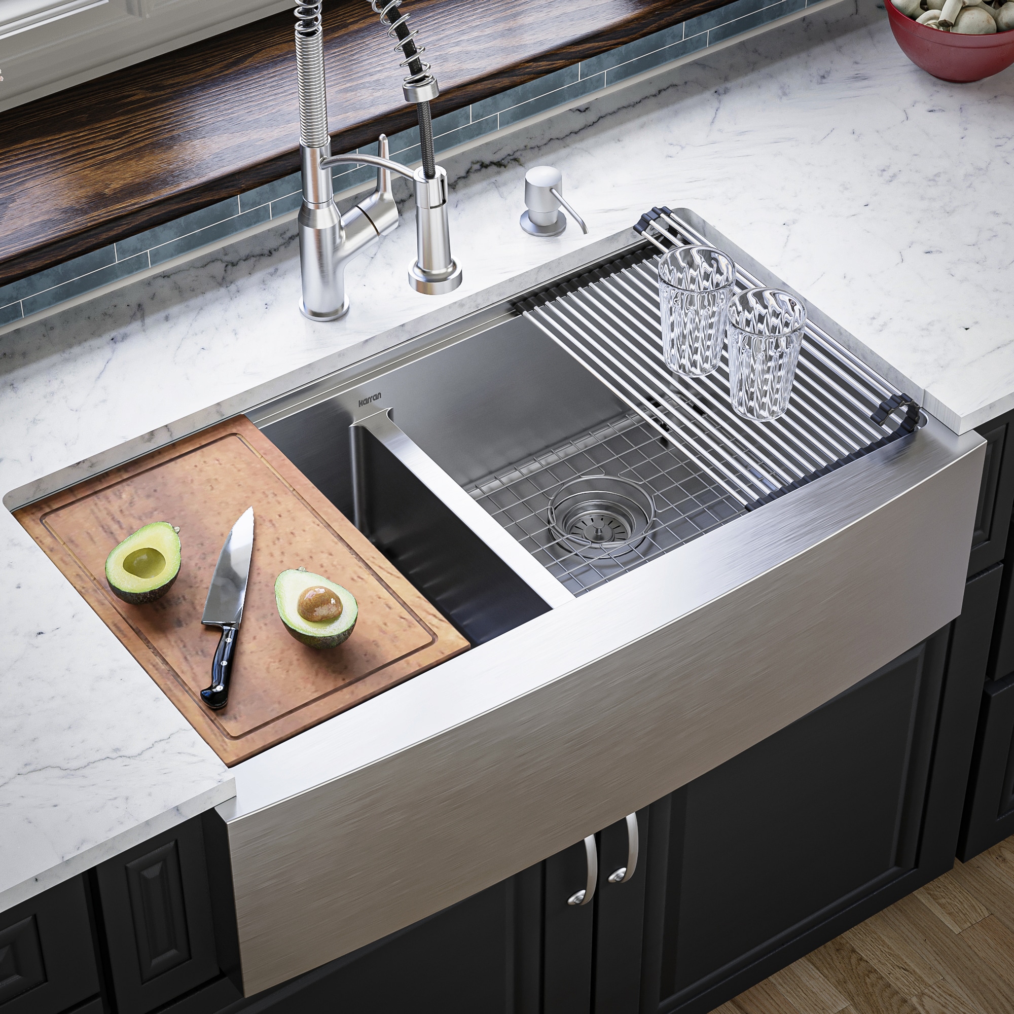 Karran WSA-48-PK1 Kitchen-Sinks - View #7
