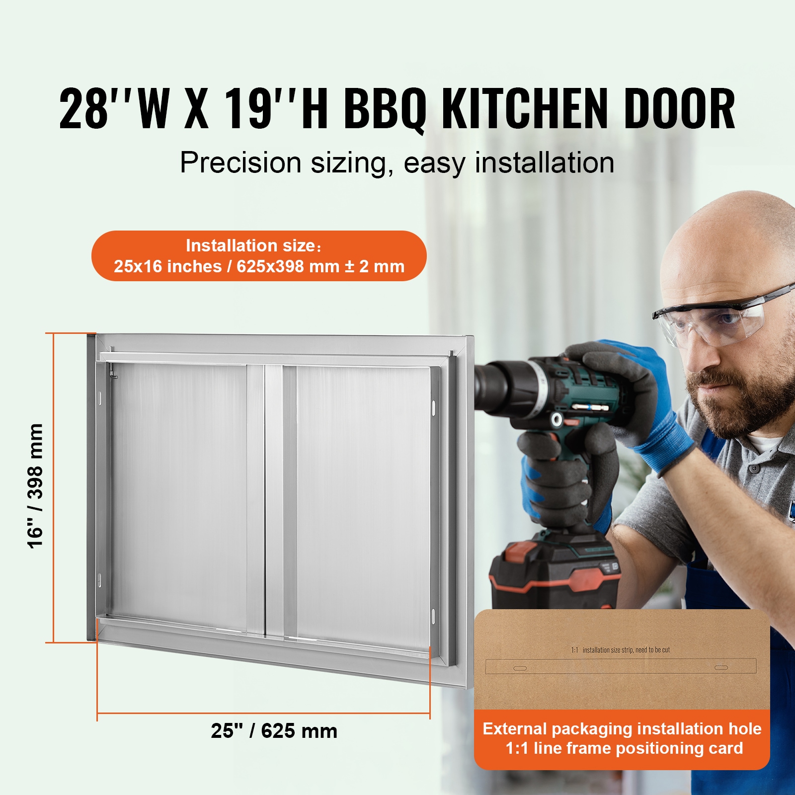 VEVOR SMABSCJMYS28PNV9UV0 Builtin-Grill-Cabinet-Parts - View #5