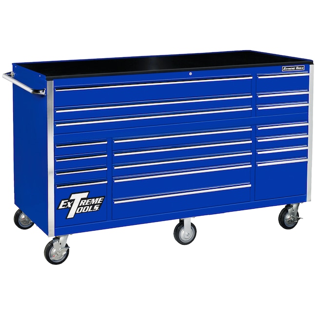 Drawer Steel Rolling Tool Cabinet Blue, 72 Rolling Tool Cabinet