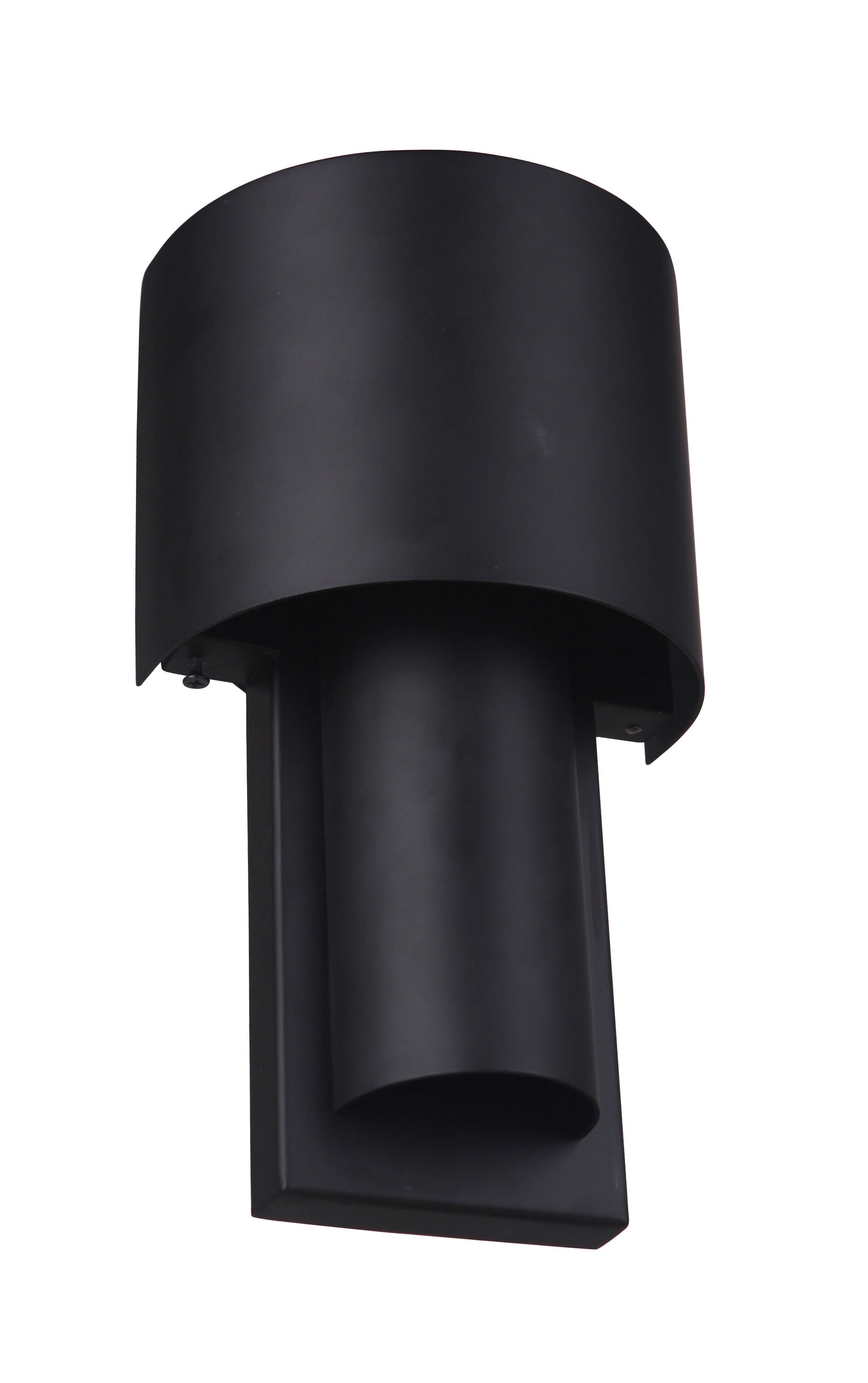 Midnight Black Aluminum Dimmable LED Wall Sconce