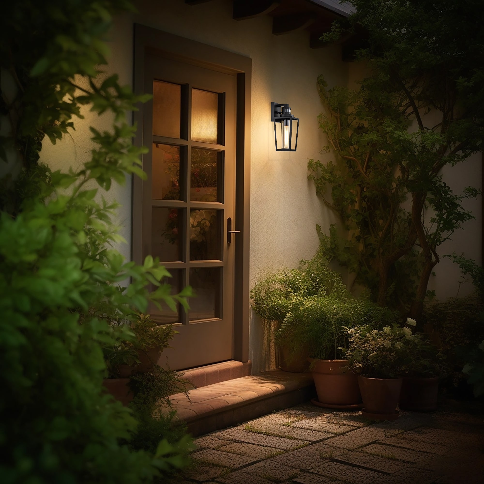 Edvivi EW659S-BK-2PACK Outdoor-Wall-Lighting - View #3