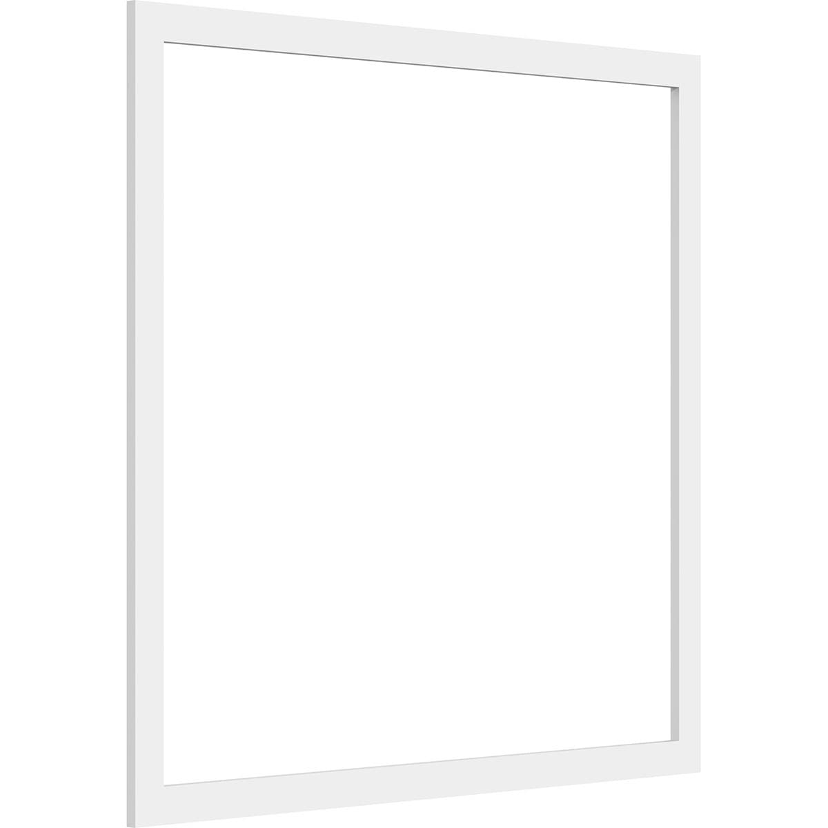 Ekena Millwork WALP34X32X037PRE 34-in x 32-in Smooth Paintable/Stainable White PVC Fretwork Wall Panel (