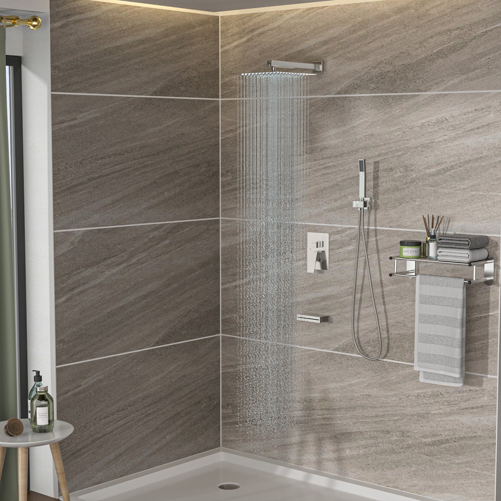 Mondawe MD-SMD02BG Showerhead-Bar-Panels - View #6