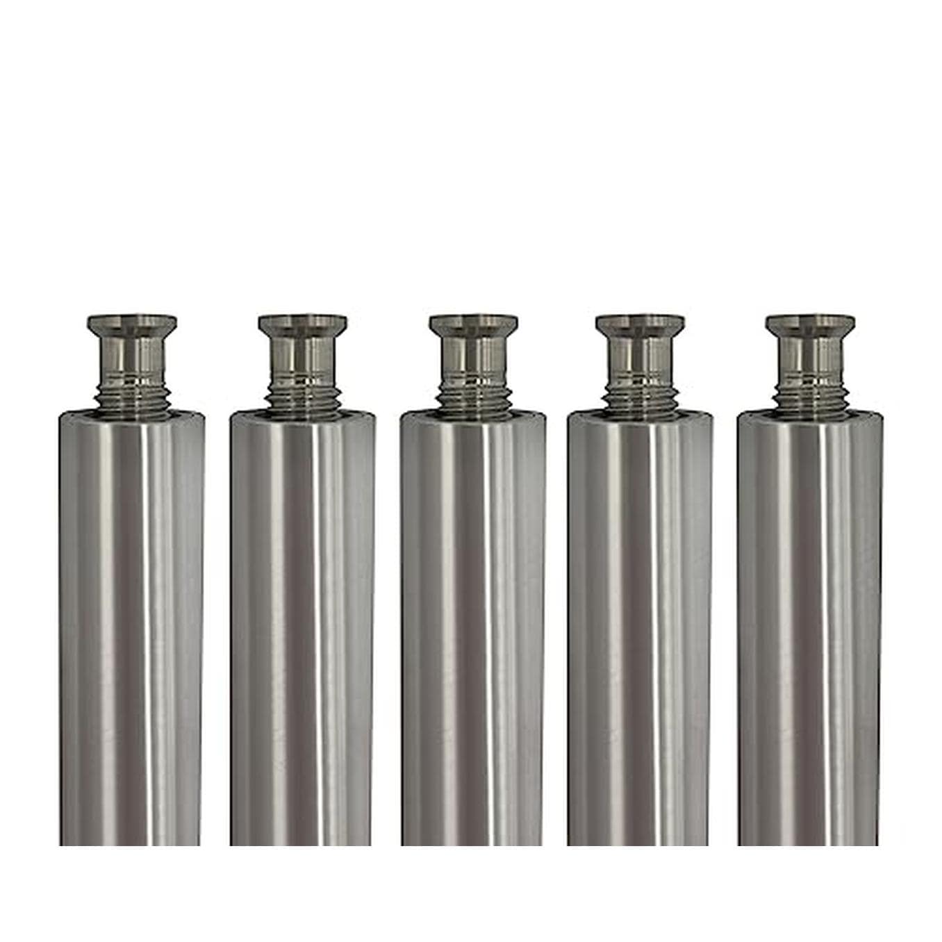 Poolzilla 01-01-013-5PK 5 PCS 18 In. Extra Long Aluminum Tube with Stainless Steel Anchor for Pool Safety Cover Installation Applicable with Loose Ground and Pavers