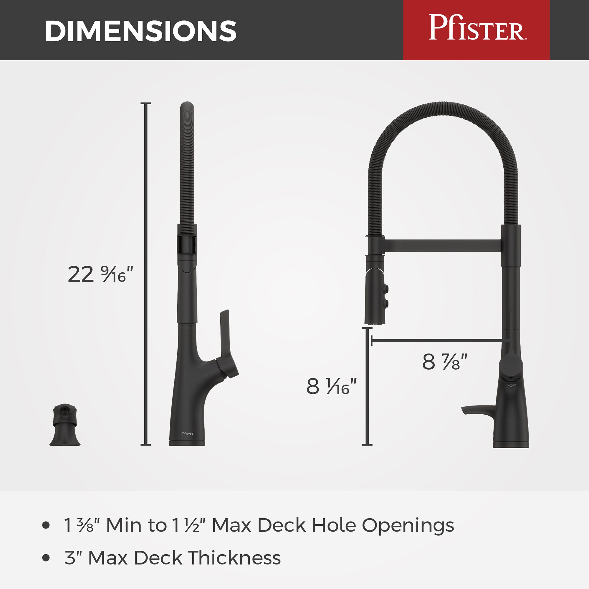 Pfister F-529-7CLOCSDB Kitchen-Faucets - View #8