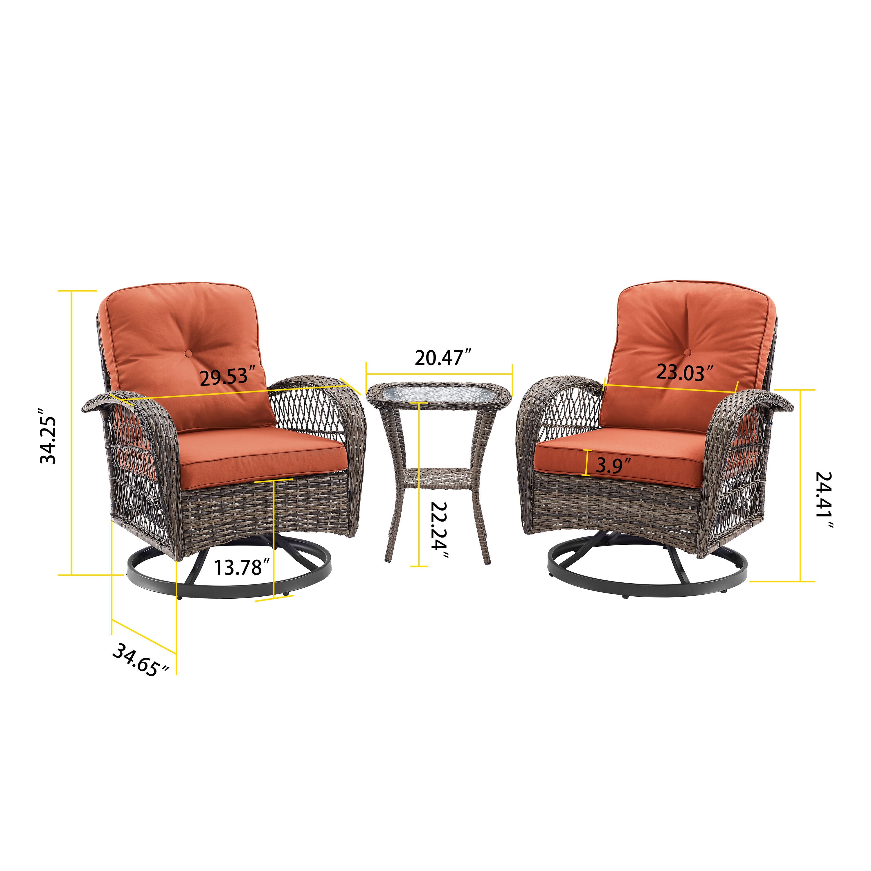 Octans SL2C00082 Patio-Conversation-Sets - View #9