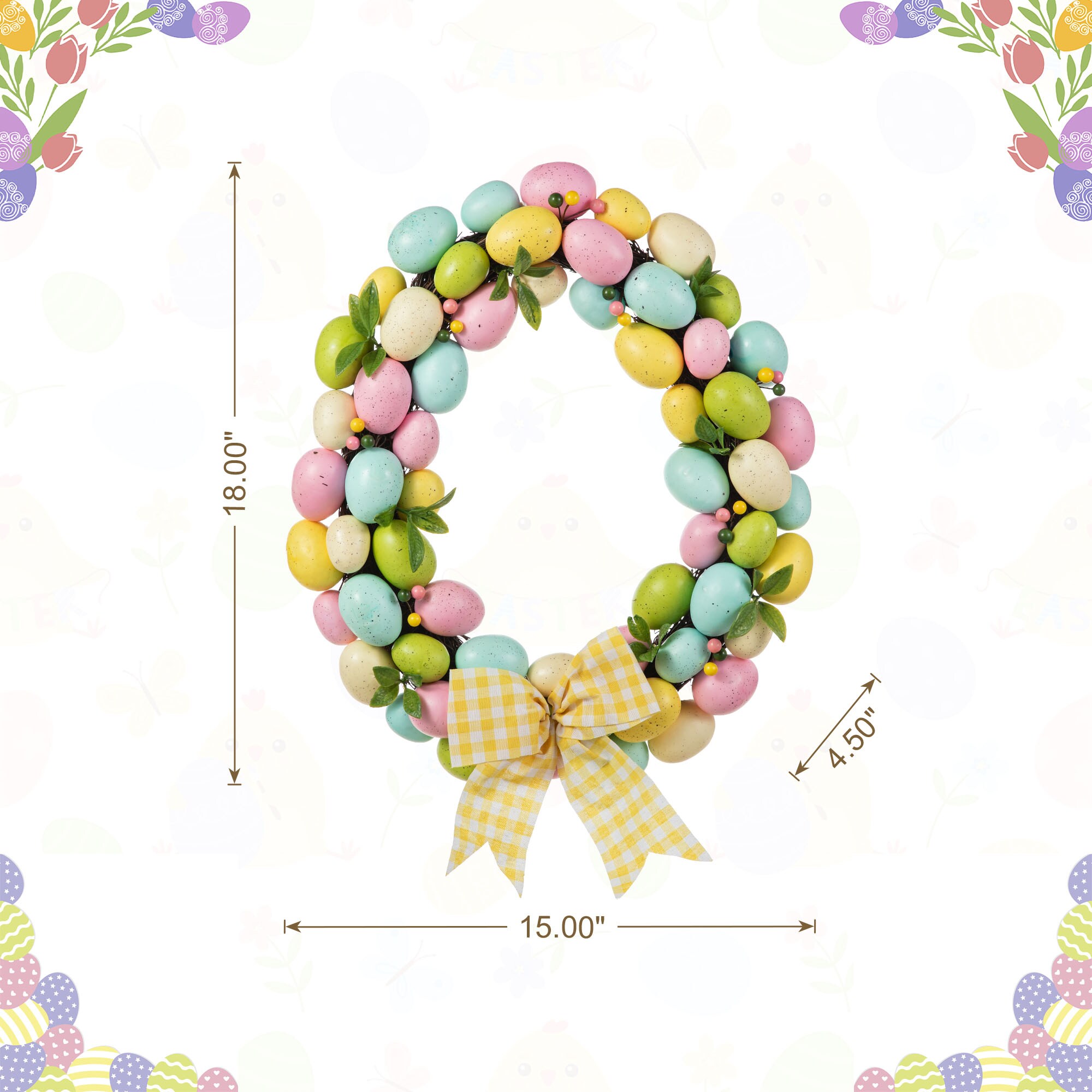 Glitzhome 2015500005 Indoor-Spring-Decorations - View #4