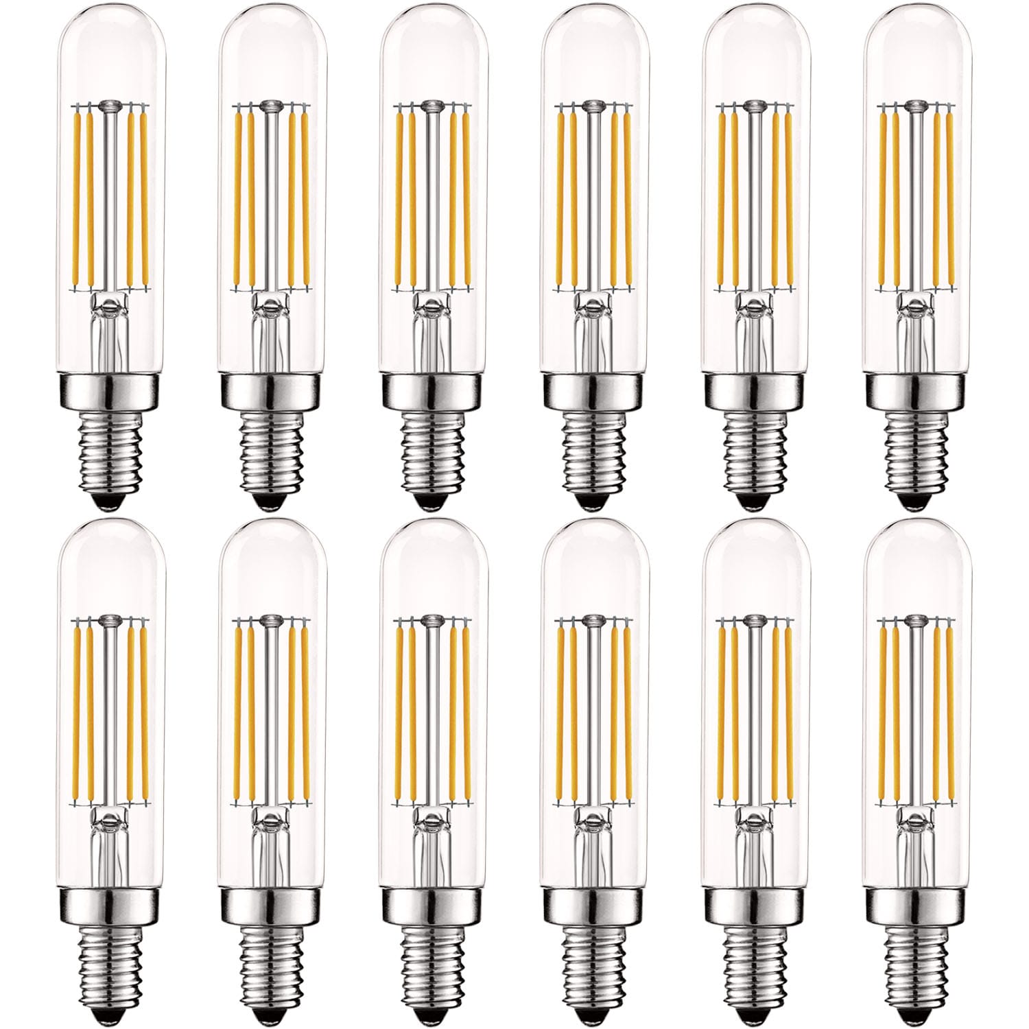 40W T6.5 Tubular Filament Bulb for Subzero Fridge Light Bulb 500 Series by  Technical Precision - for 501F 501R 550 532 542 561 590 - Clear Finish