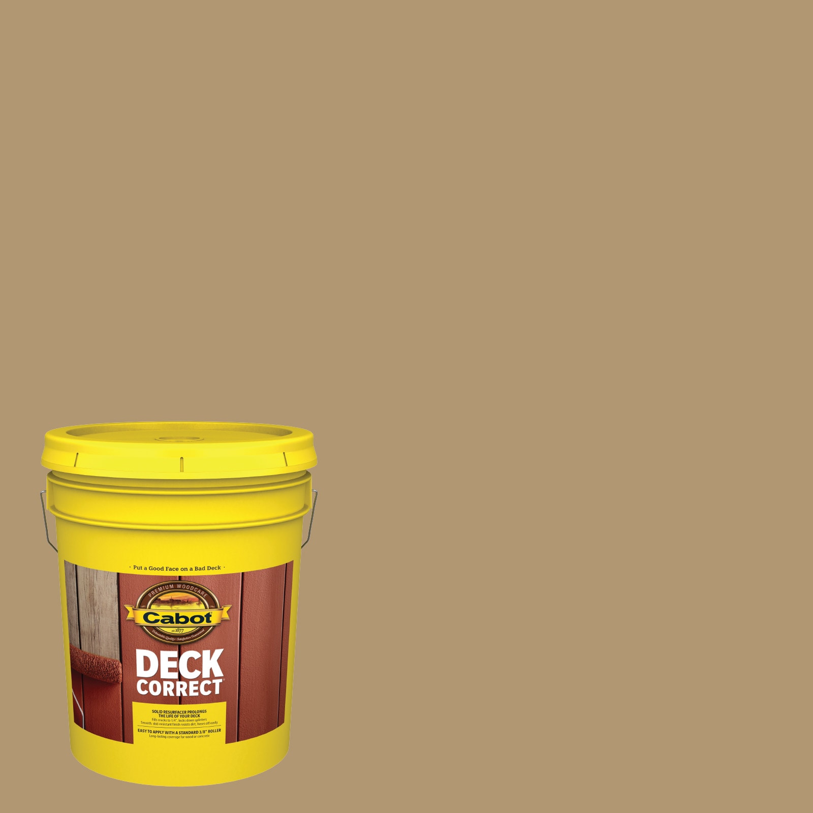 Cabot BEIGE-1028102 DeckCorrect Beige Solid Exterior Wood Stain and Sealer in One ( 5-gallon )