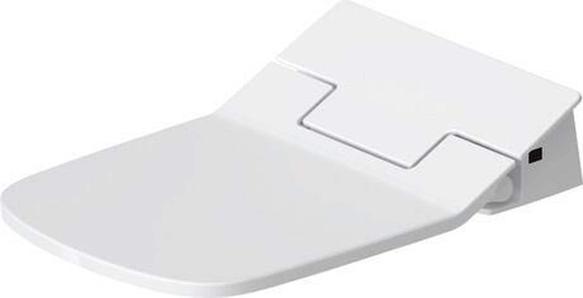 Duravit 611200001501300 SensoWash Slim Bidet Seat with Adjustable Water Pressure and Nozzle for Elongated Toilets in White