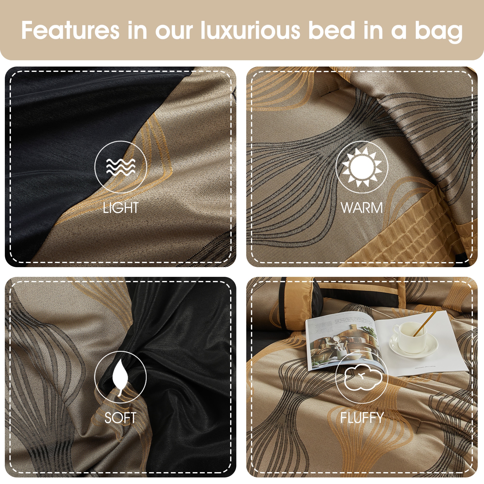Nanshing KATH-Q-BGLD bedding - View #7