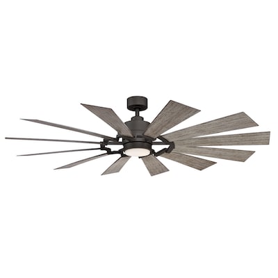 Fanimation Studio Collection Kindred 60, Ceiling Fan With Grey Blades
