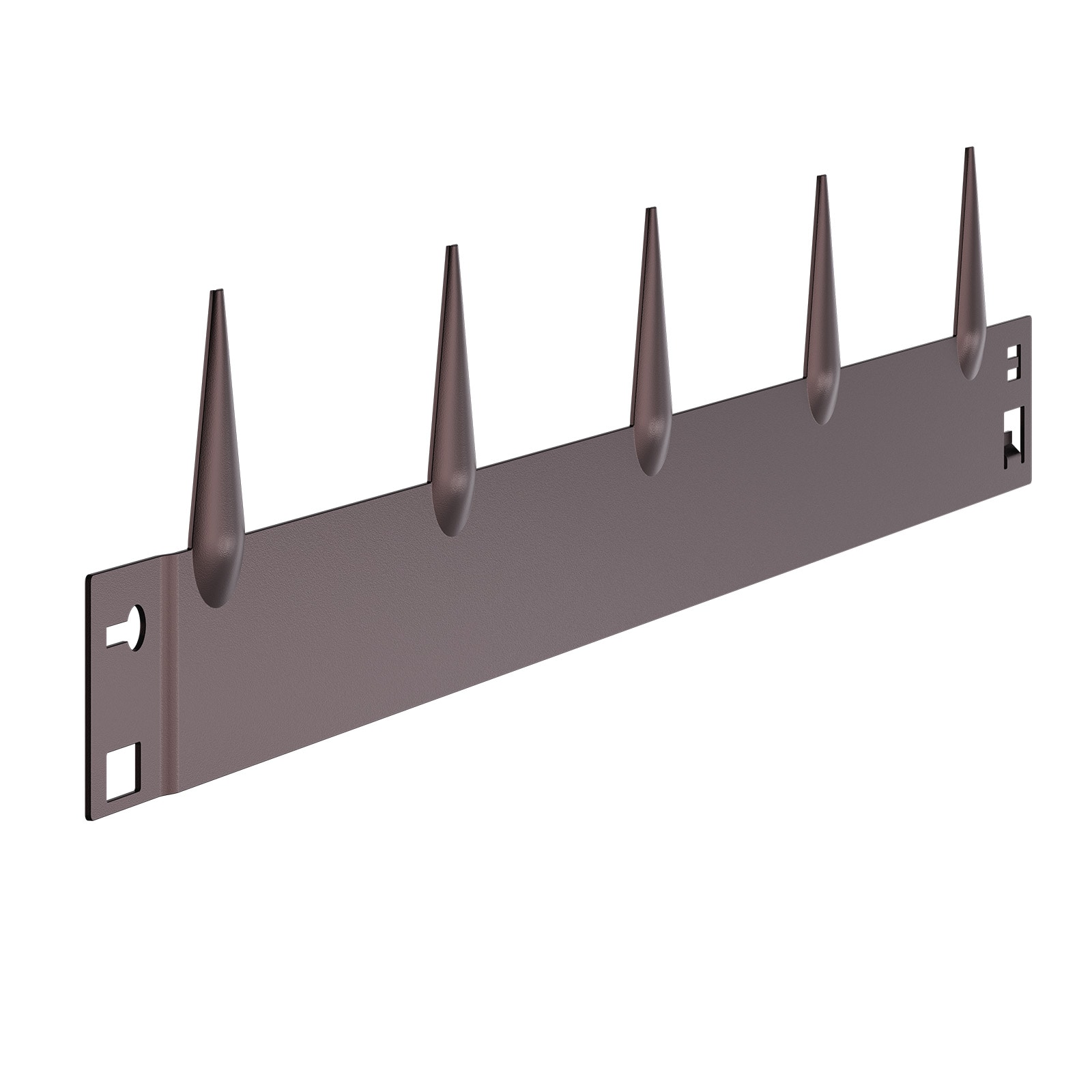 Mecale 5-Pack 39 x 3 in Steel Landscape Edging Rust-Resistant Bendable Metal Garden Border for Lawn and Flower Bed