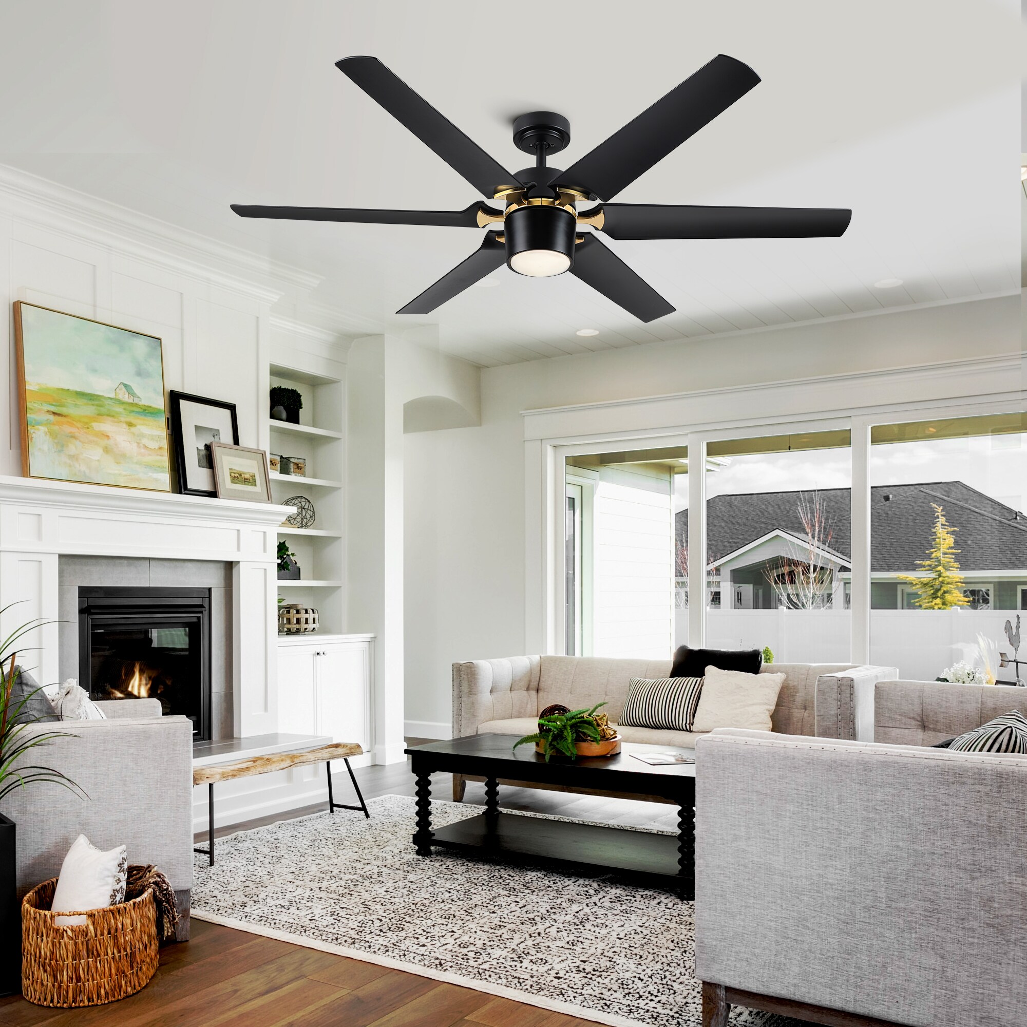 WELLFOR KBSE-012WH Ceiling-Fans - View #4