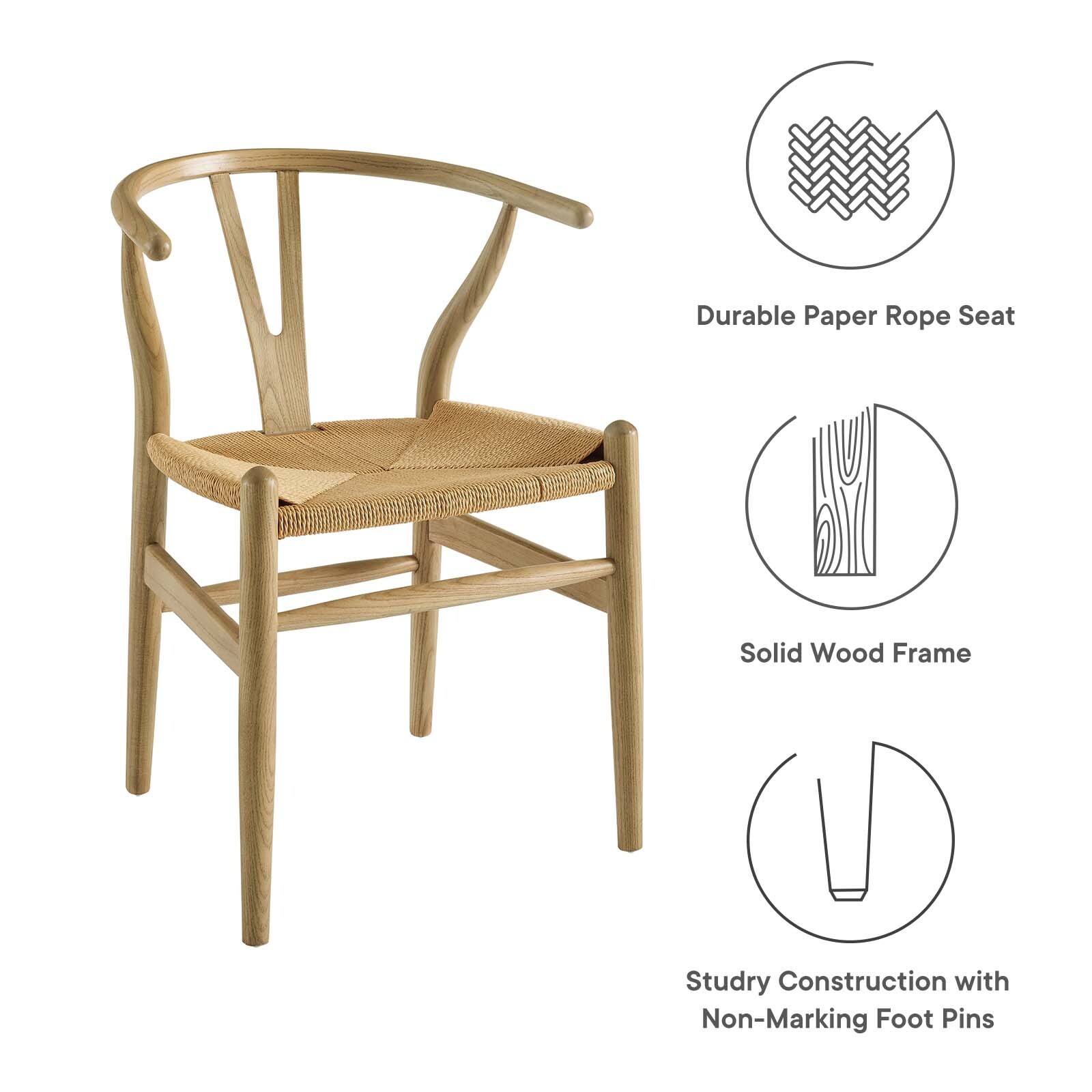 Modway EEI-552-NAT Dining-Chairs - View #7