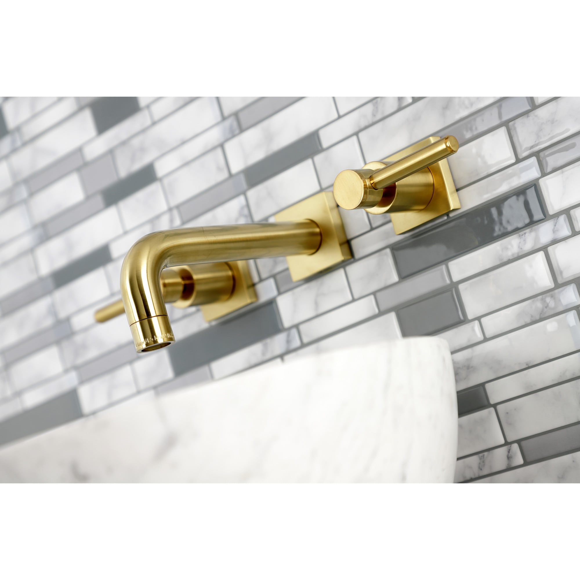 Kingston Brass Concord Brushed Brass 2-handle