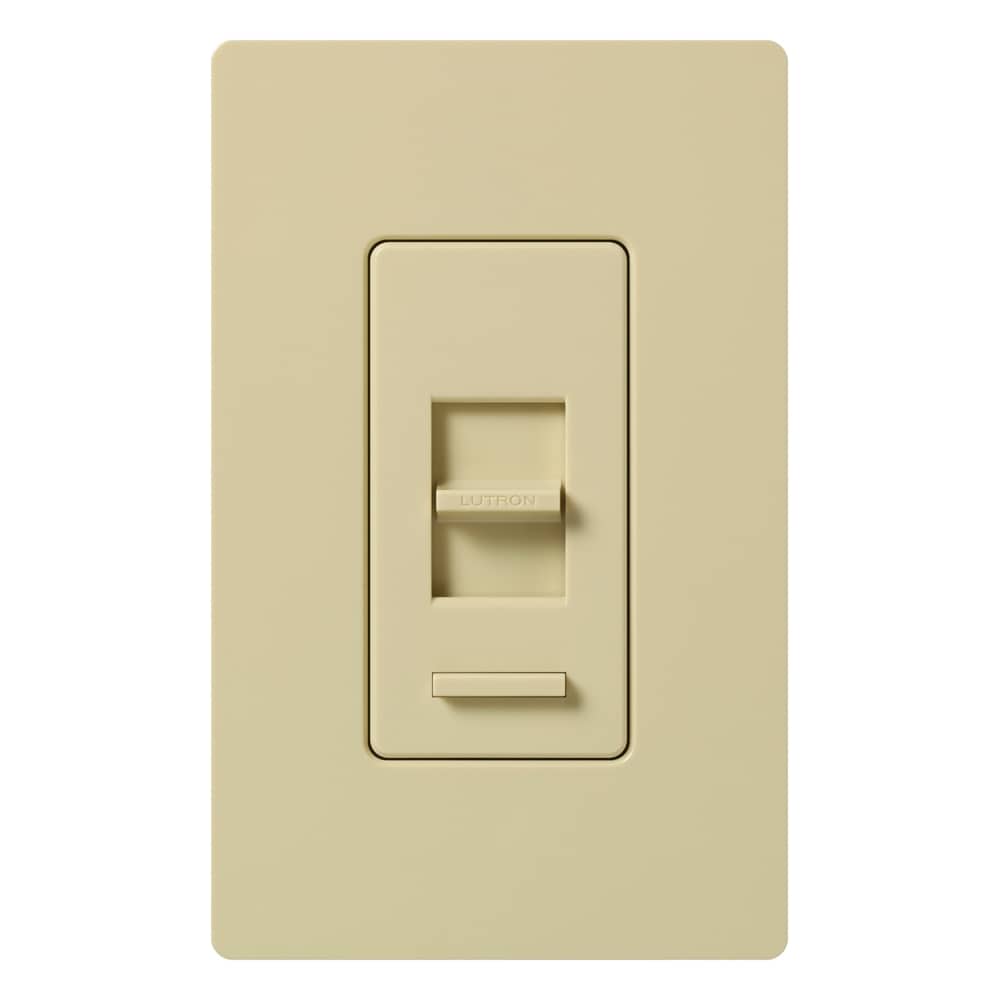 Lutron LGCL-153PLH-IV Lumea 3-way LED Slide Light Dimmer, Ivory