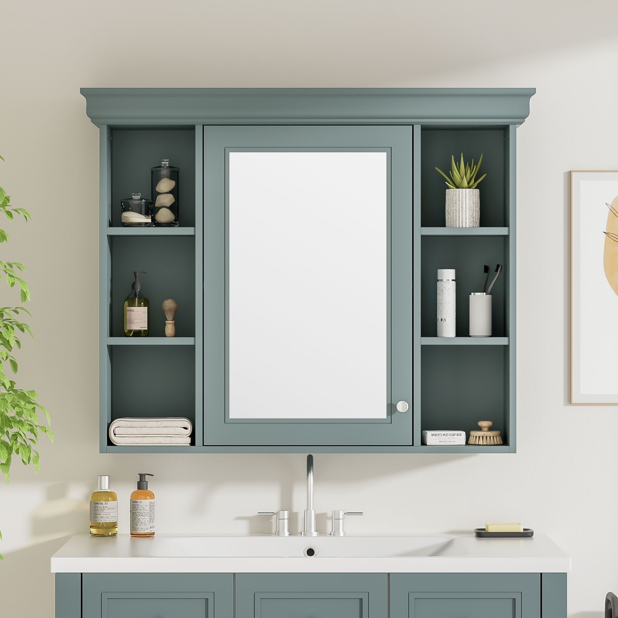 Forclover HBV-692AAF Bathroom-Medicine-Cabinets - View #5