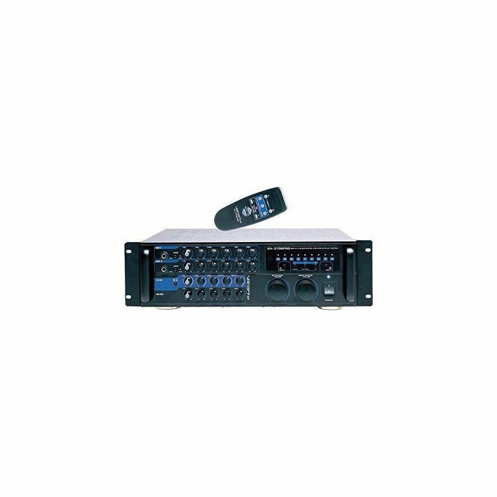 Vocopro TNSR4538  DA3700BT 200W Digital Key Control Vocal Mixing Amplifier with Bluetooth Receiver and Remote Control