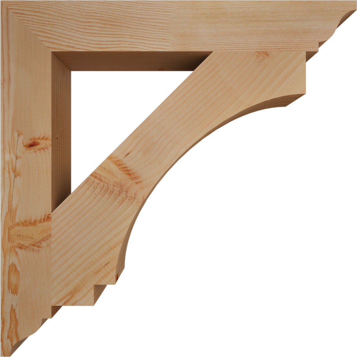 Ekena Millwork BKT04X28X28IMP01SDF Exterior-Brackets-Braces - View #3