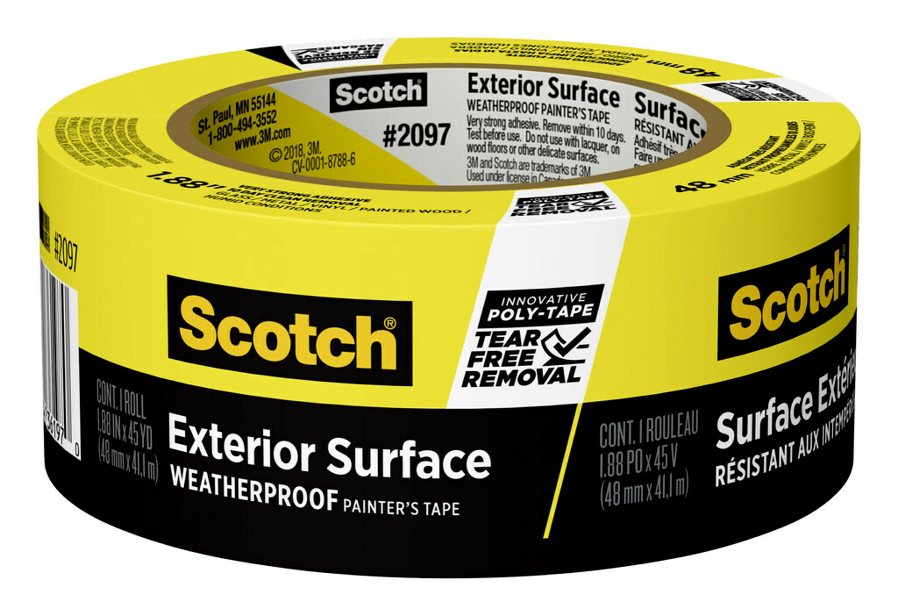 Scotch Exterior Surface Weatherproof 1.41-in x 45 Yard(s) Painters