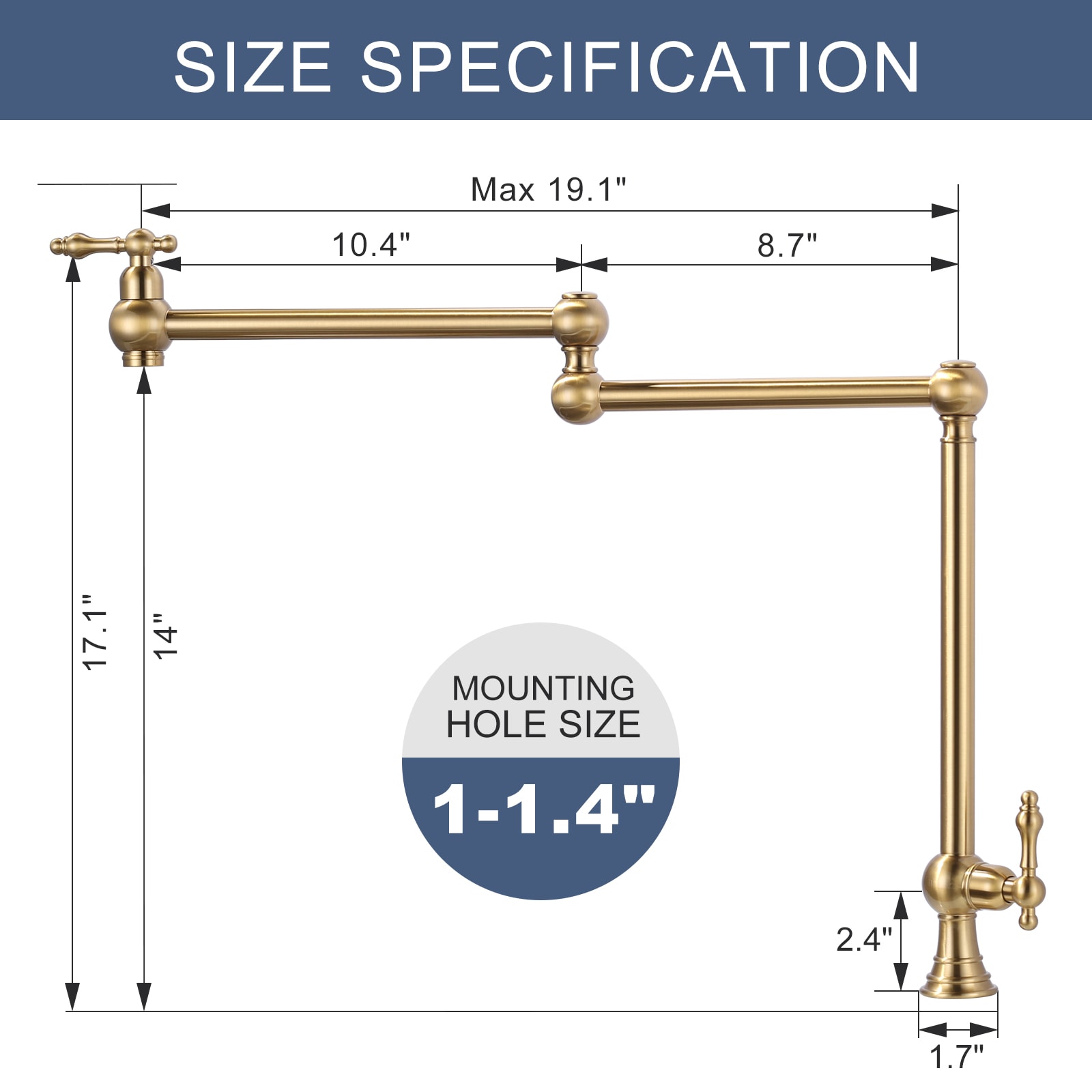 WOWOW 2315800G Kitchen-Faucets - View #5