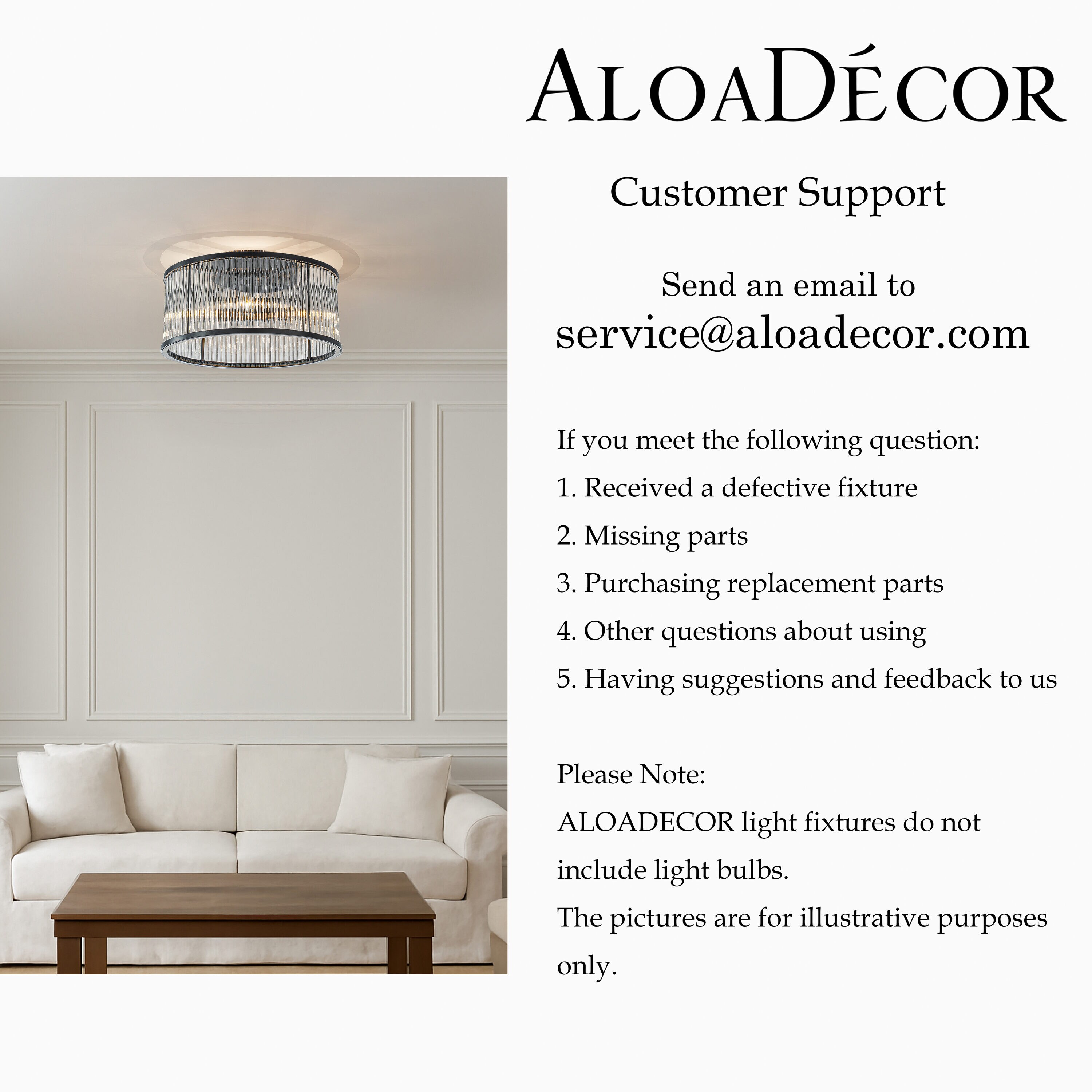 AloaDecor Lighting LC7209D40MB10A flushmounts - View #9