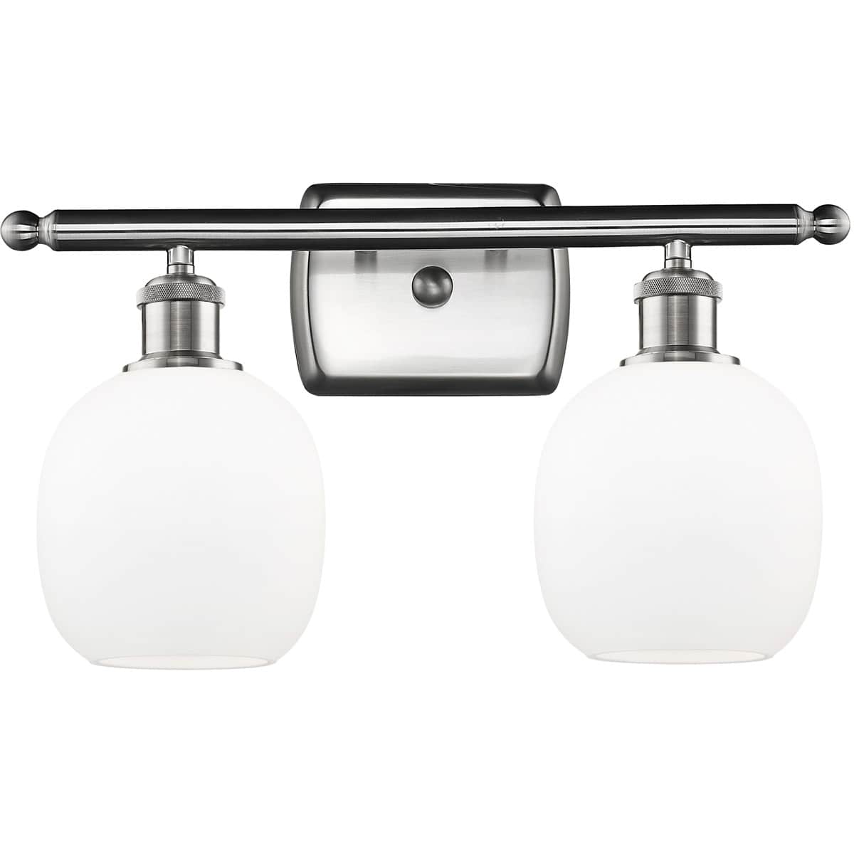 Innovations Lighting 516-2W-SN-G101-LED 516-2W-SN-G101-LED Ballston Belfast Bathroom Vanity Light