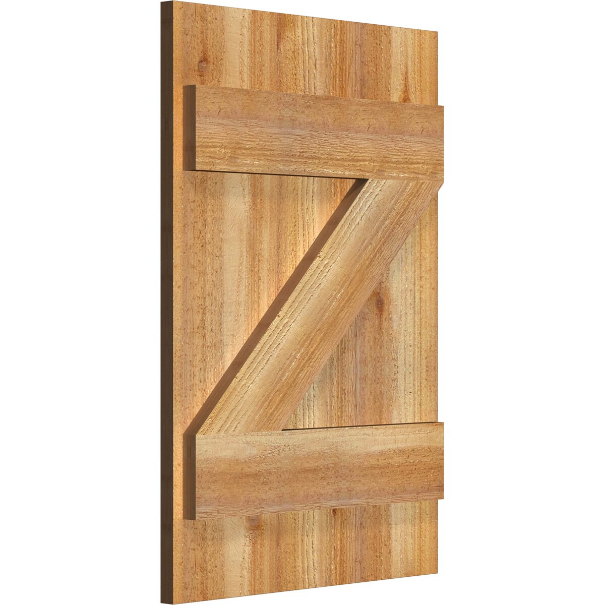Ekena Millwork RBJ06Z16X024RWR Exterior-Shutters - View #2