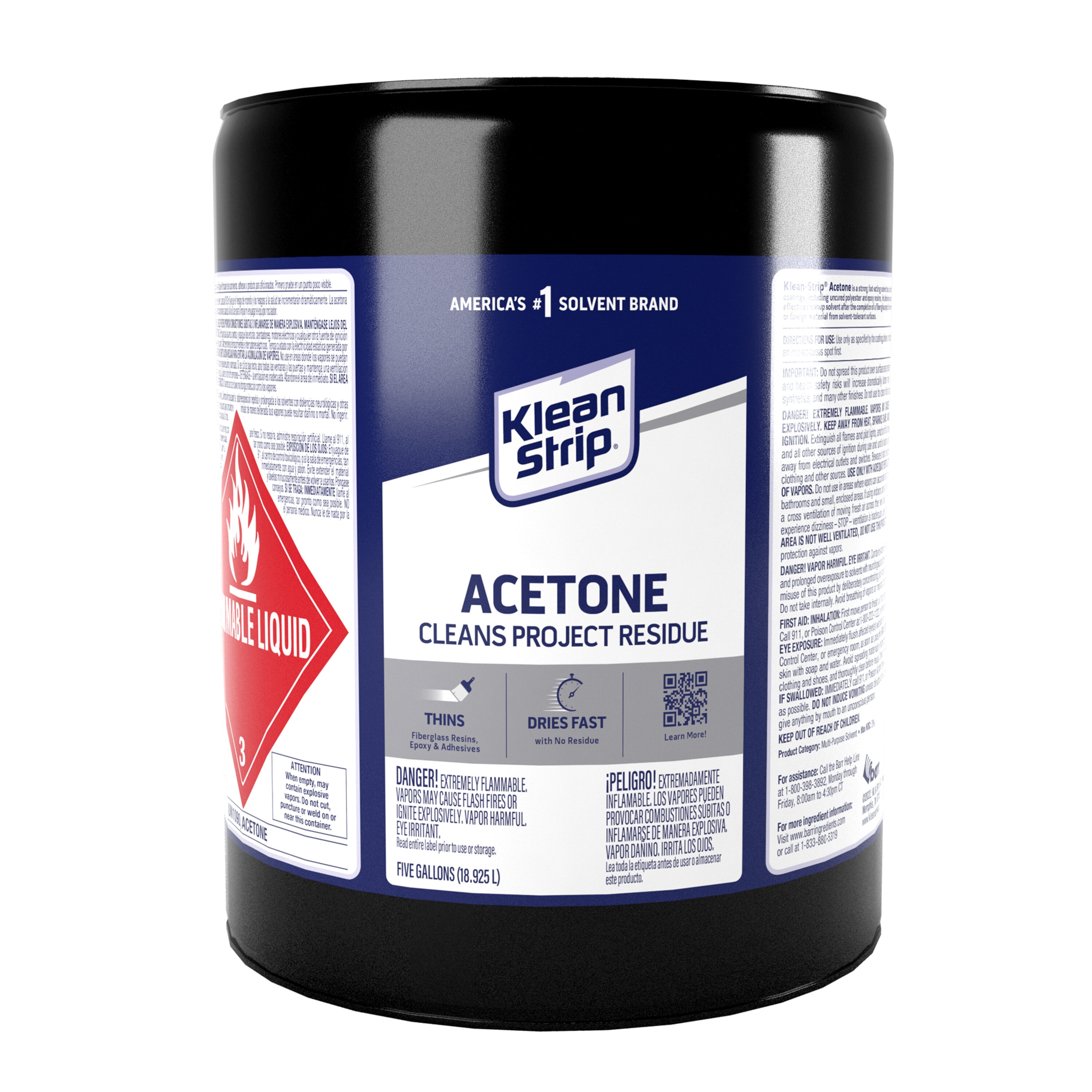 Klean-Strip 640-fl oz Fast To Dissolve Acetone in the Paint Thinners  department at