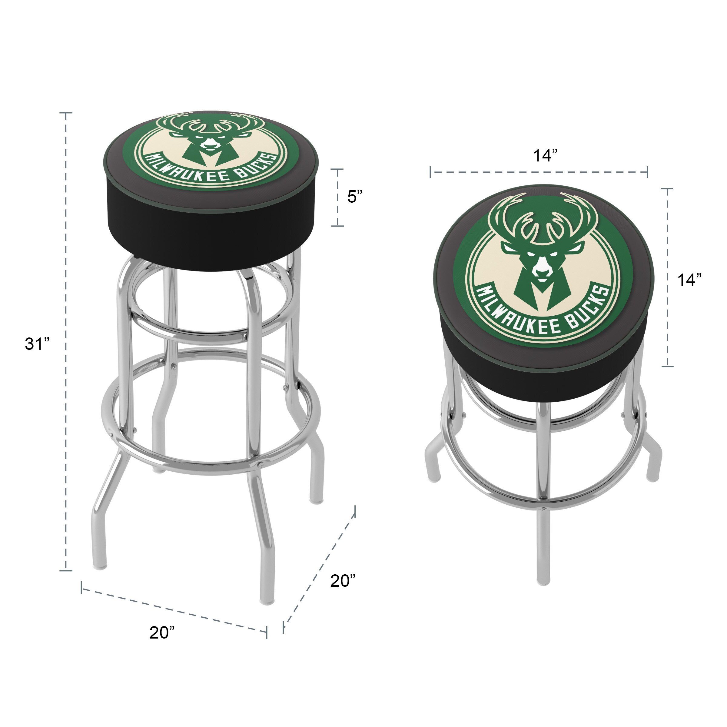 Trademark Gameroom NBA1000-MB stools - View #5