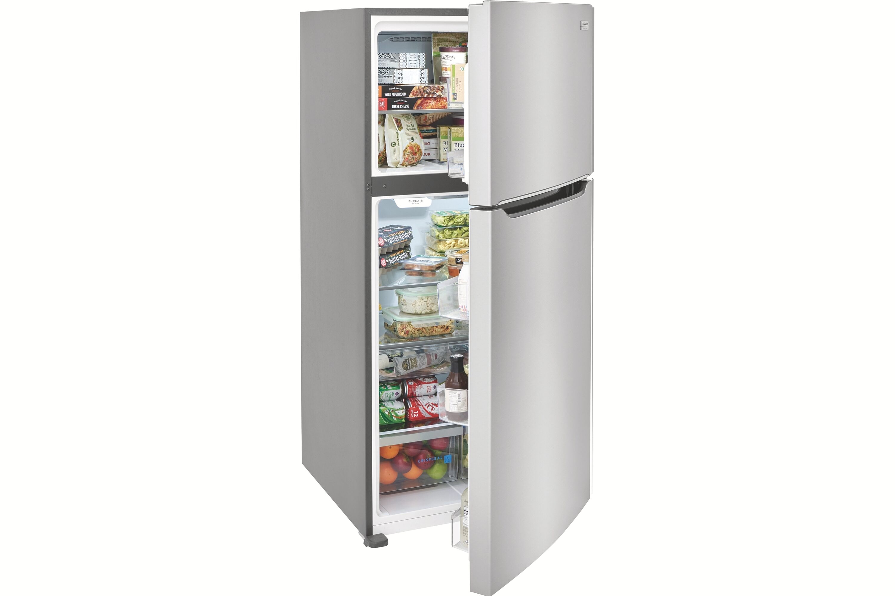 Frigidaire Gallery Garage-Ready 20-cu ft Top-Freezer Refrigerator  (Fingerprint Resistant Stainless Steel) ENERGY STAR in the Top-Freezer  Refrigerators department at