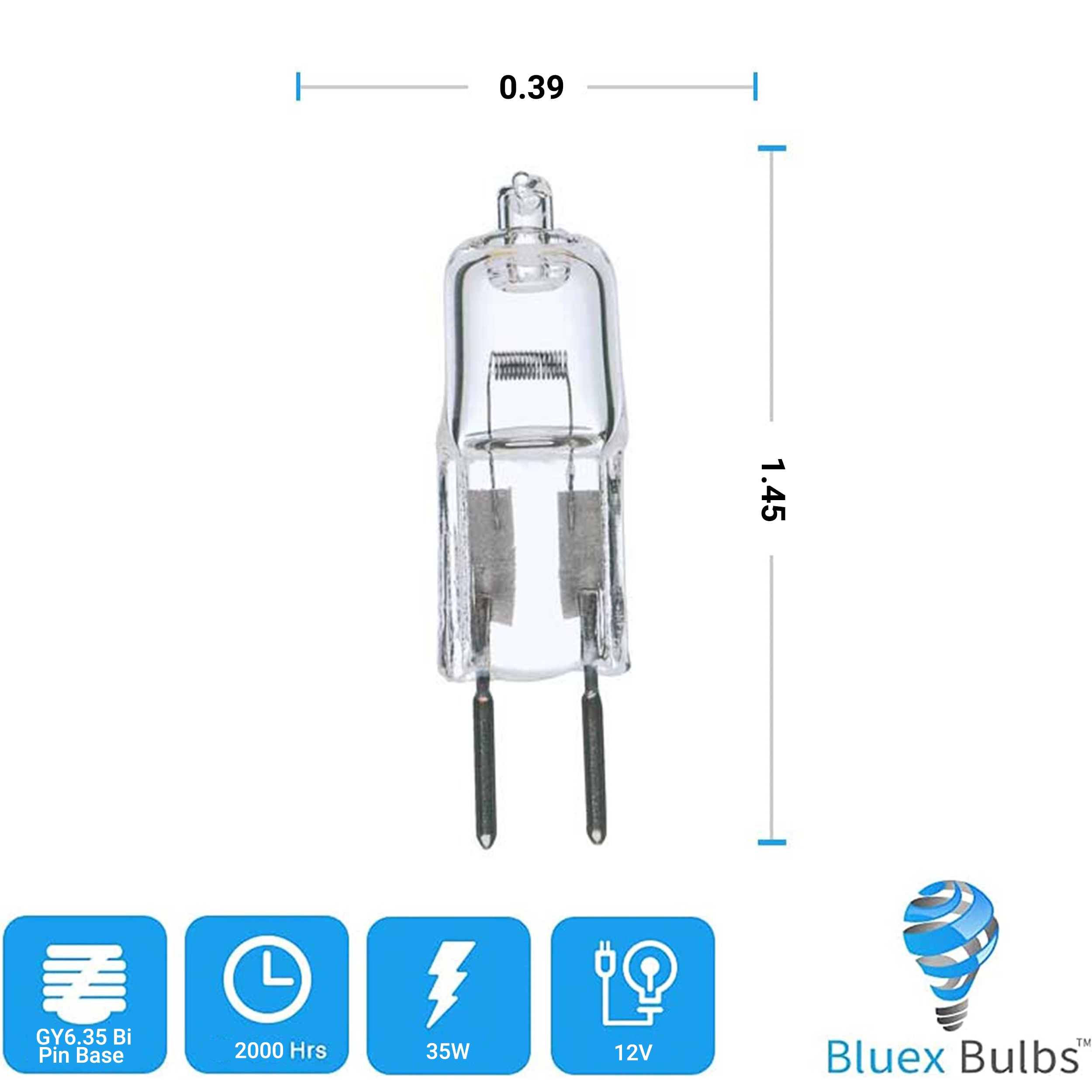 Bluex Bulbs JC6.35-35W Specialty-Light-Bulbs - View #2