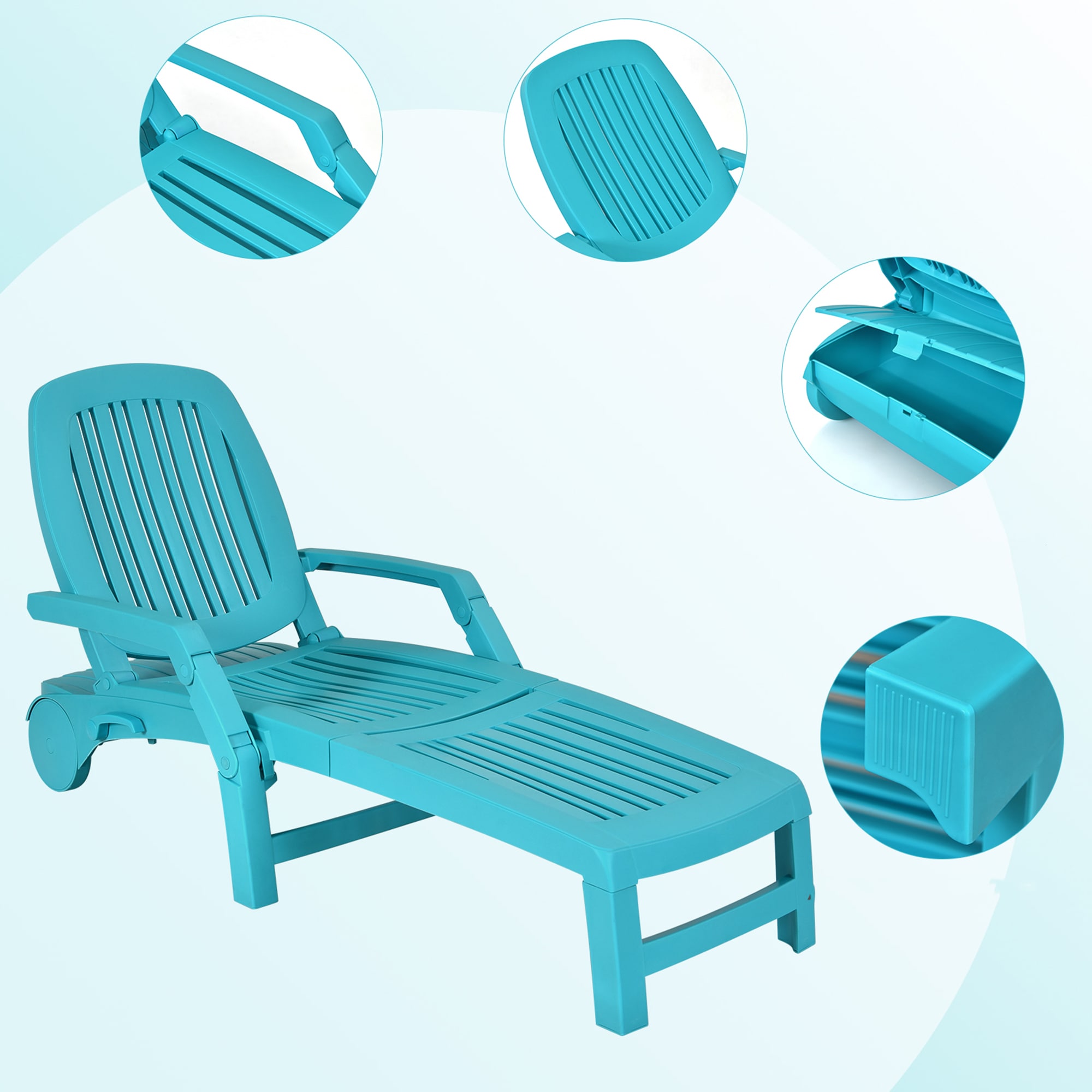 Costway OP70717GR Patio-Chairs - View #2
