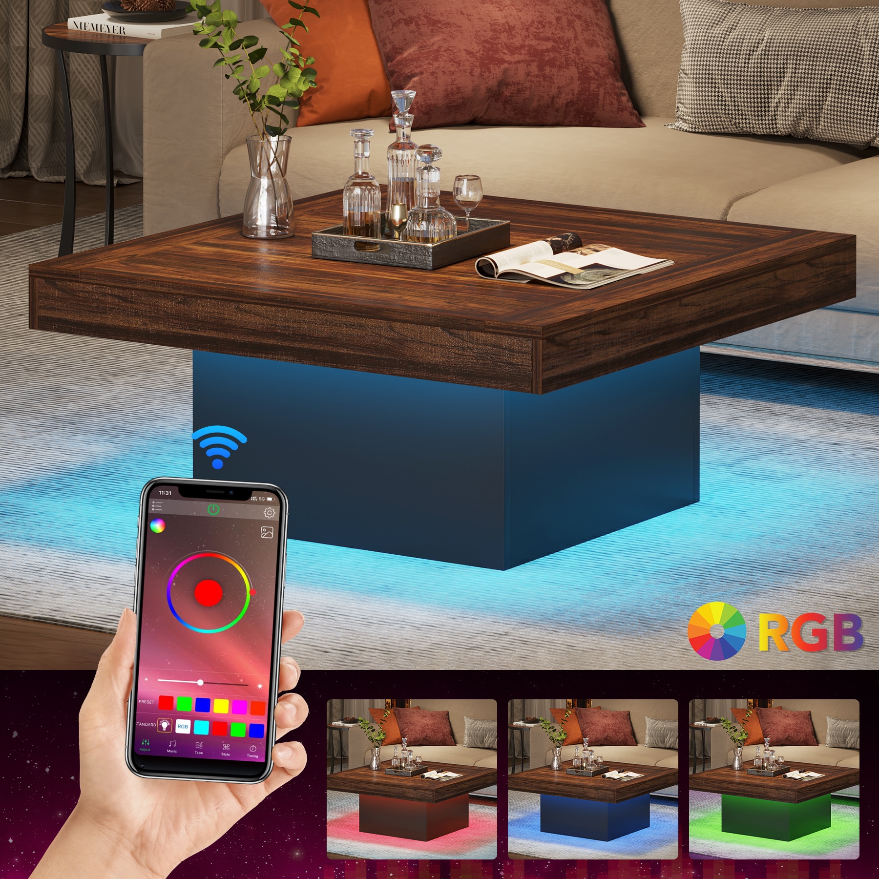 Tribesigns LWFD-XK00237 Coffee-Tables - View #7