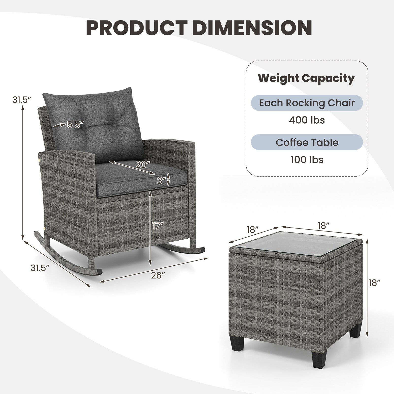 Slickblue D-CO-RG65137WH Patio-Conversation-Sets - View #3