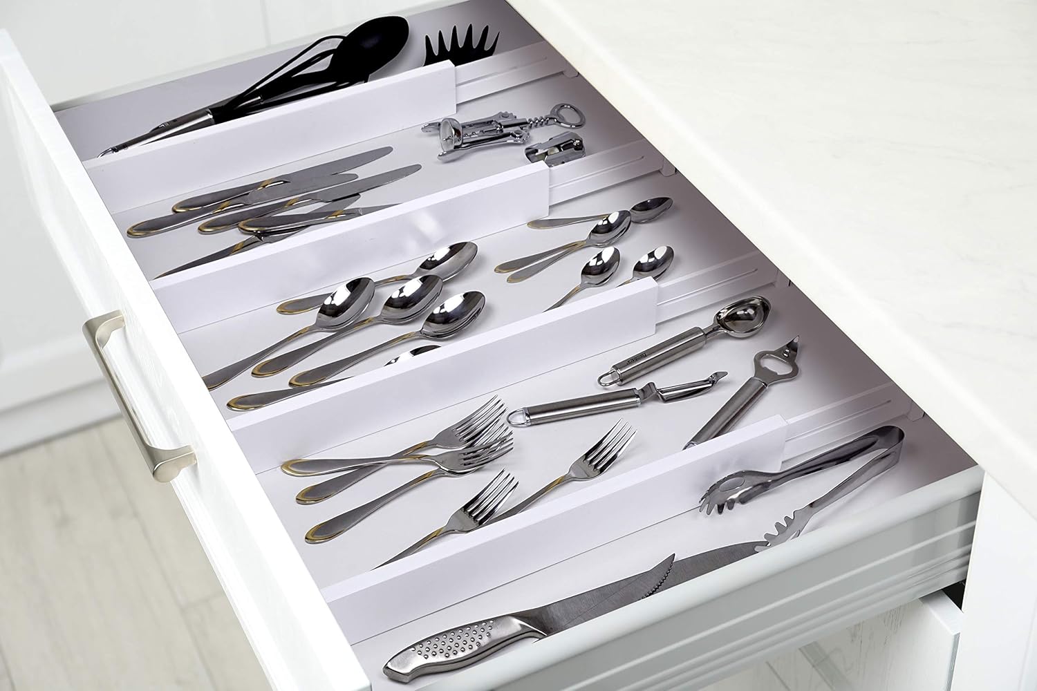 ROYAL CRAFT WOOD RCW-DVDRS2-WHT Drawer-Organizers - View #7