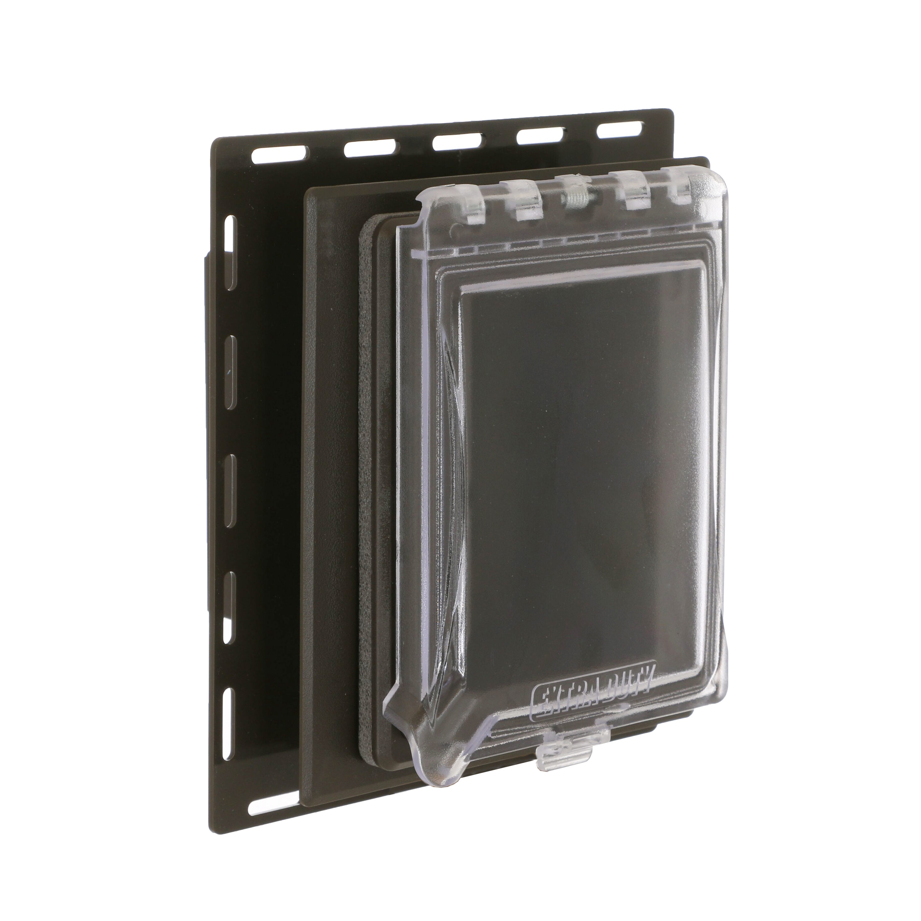 Hubbell MR420CZ 1 -Gang Rectangle Bronze Plastic Weatherproof Electrical Box Cover