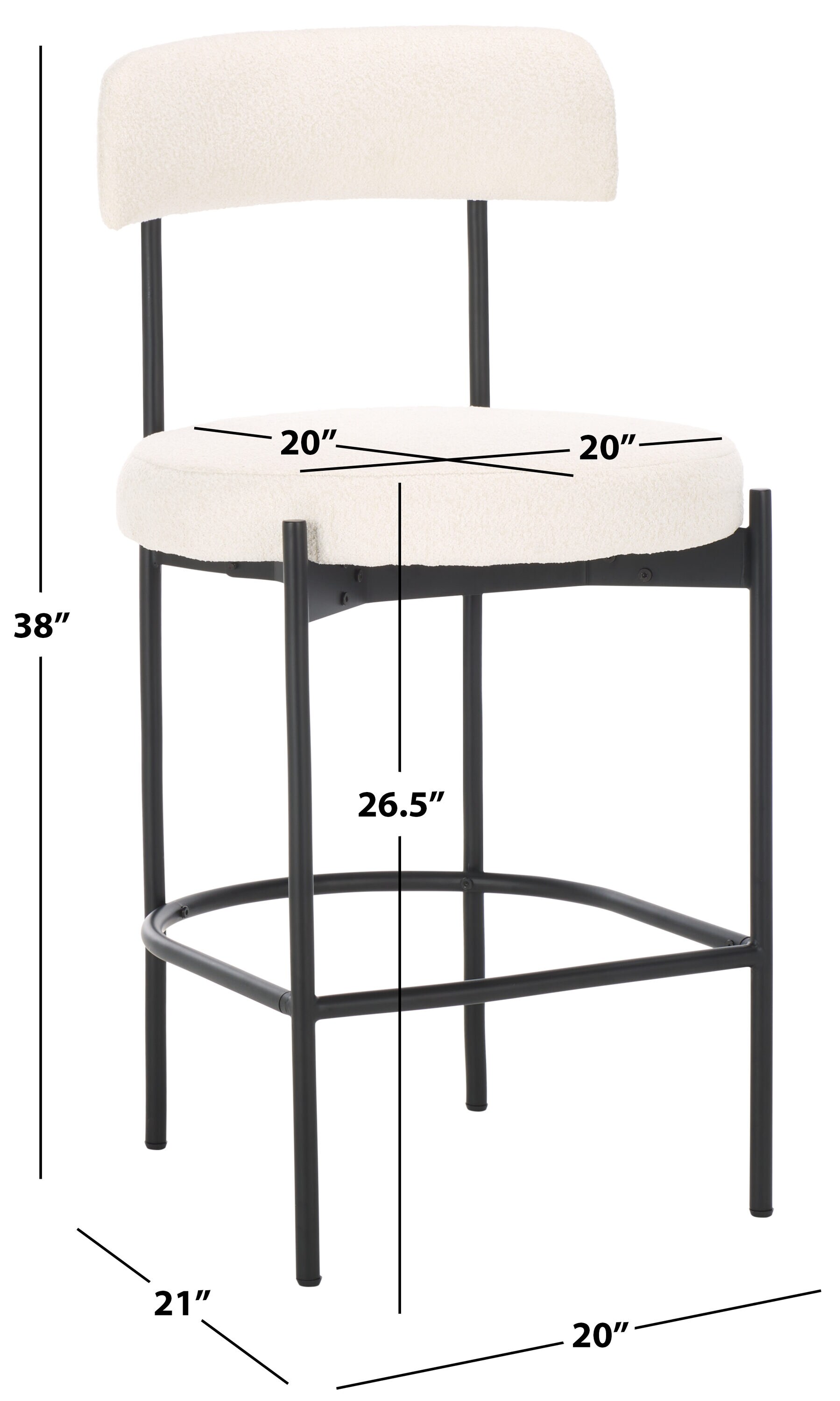 Safavieh BST3900C-SET2 stools - View #6