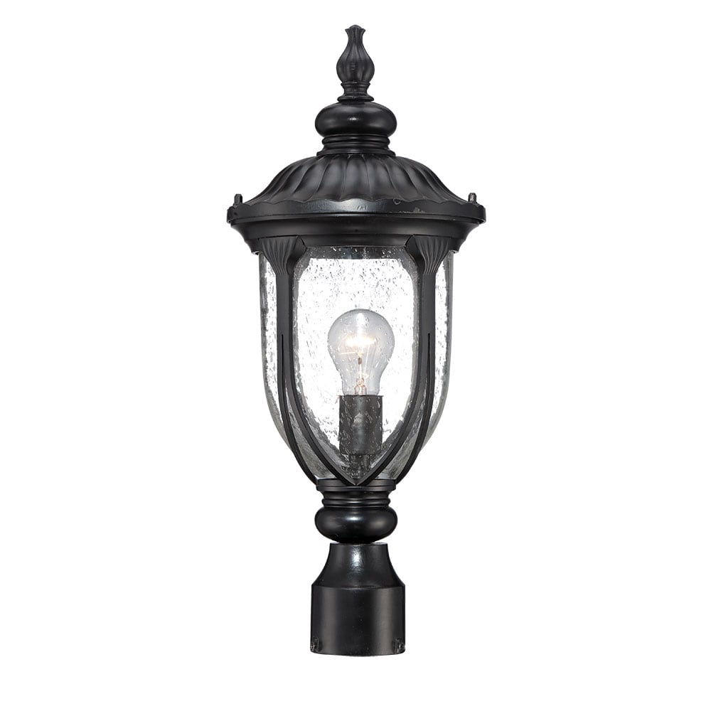 Acclaim Lighting 2217BK Laurens 21.25-Inches Matte black Traditional Outdoor Light post lantern