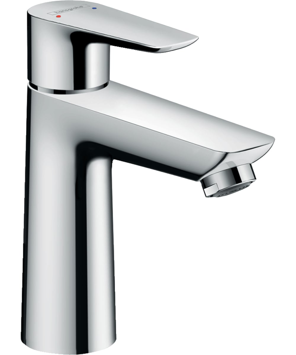 Hansgrohe Talis E Chrome 1-handle Single Hole WaterSense Low-arc Bathroom Sink Faucet with Drain
