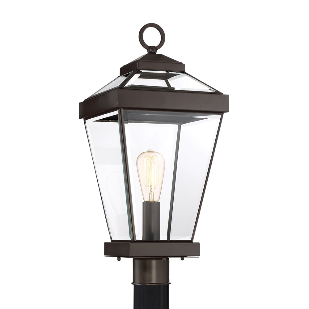 Quoizel RAV9010WT Ravine 22.5-in Western Bronze Transitional Outdoor Post Light