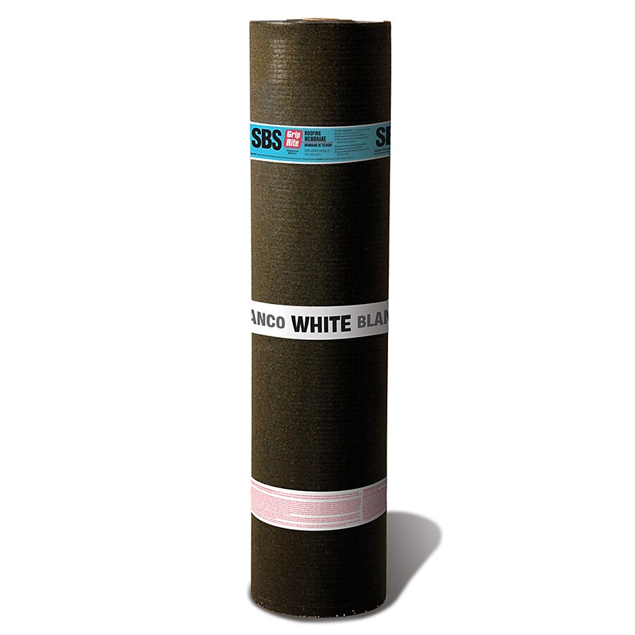 Grip-Rite 3-ft W x 32.8-ft L 100-sq ft White Roll Roofing Grip-Rite 3-ft W x 32.8-ft L 100-sq ft White Roll Roofing