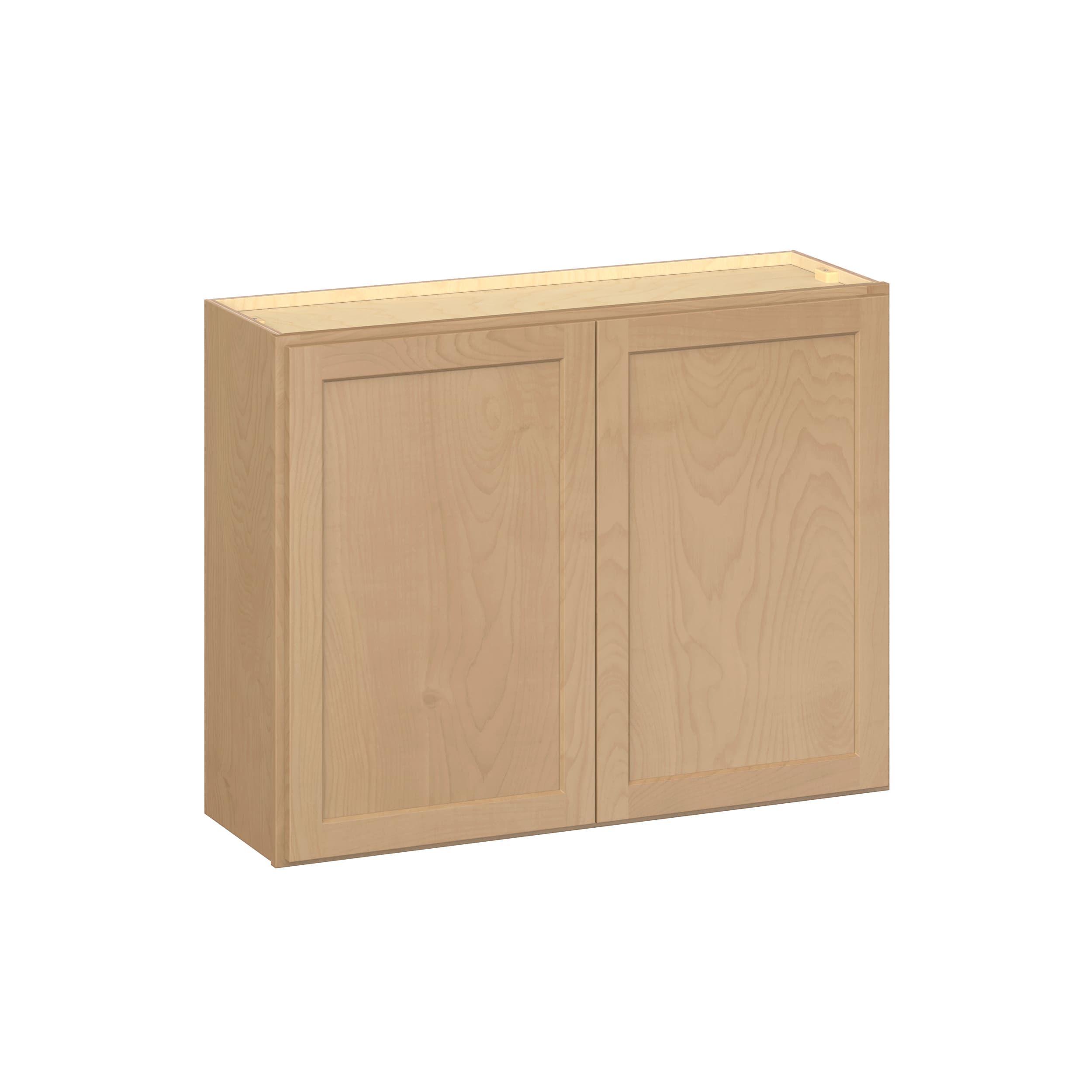 RELIABILT Parkstone II 39-in W x 30-in H x 13-in D Wheat Stained Birch Wall Fully Assembled Plywood Cabinet Flat Panel Shaker