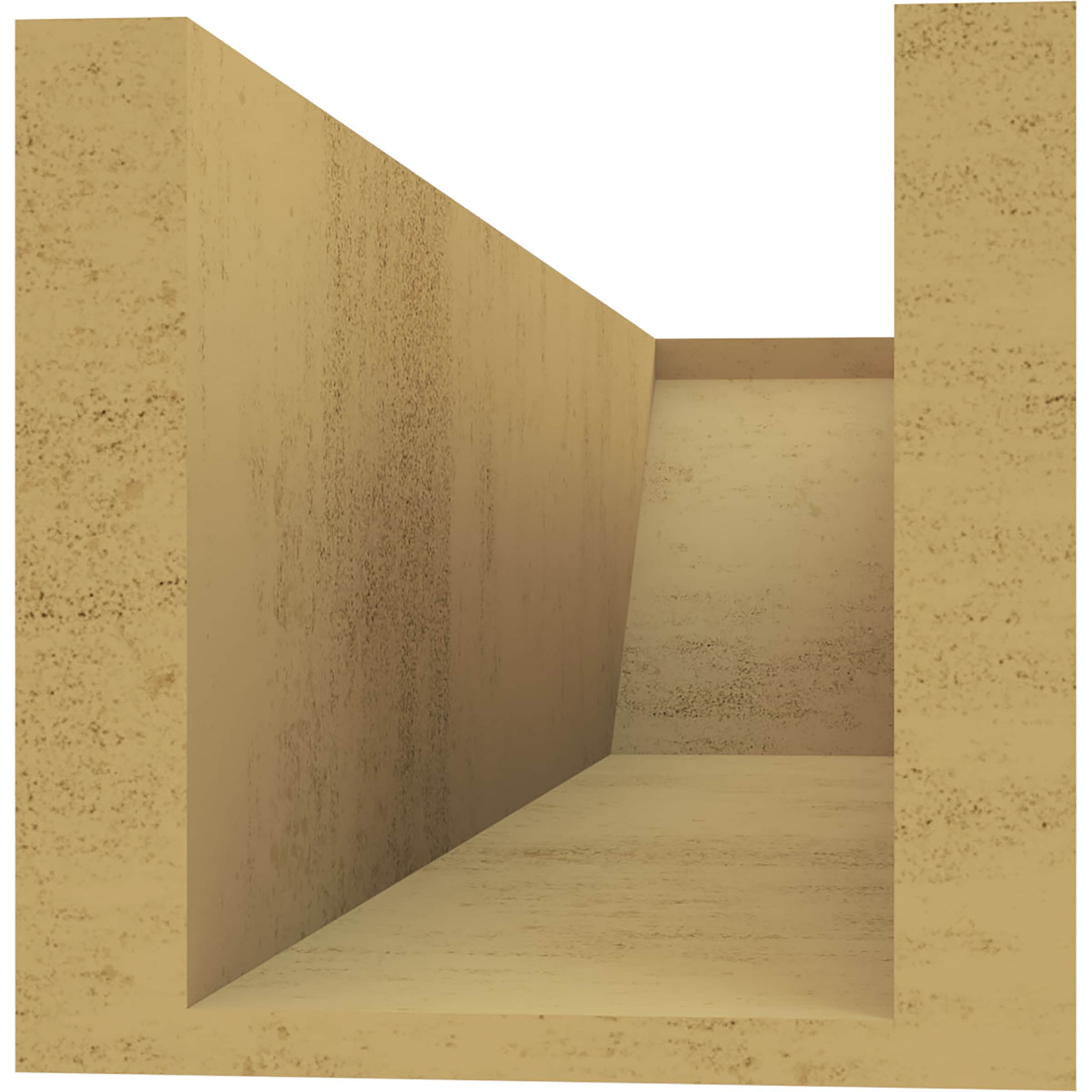 Ekena Millwork RFTU06X06X24CONRCPR Exterior-Brackets-Braces - View #4