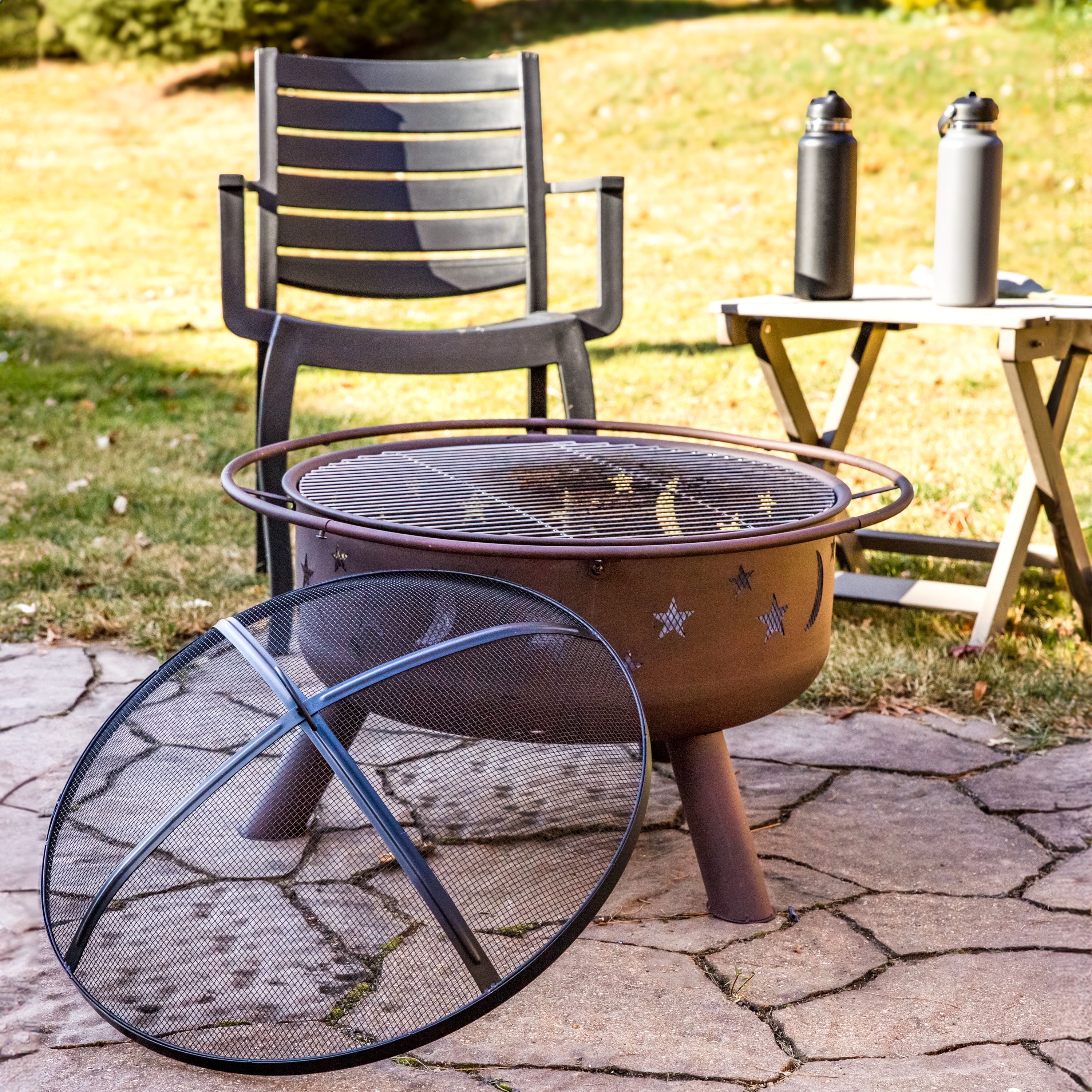 Sunnydaze Decor NB-MS201 Outdoor-Woodburning-Firepits - View #10