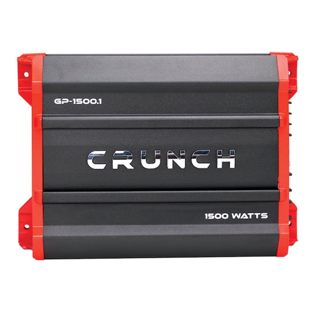 Crunch CRUGP15001 Ground Pounder 1,500-watt Monoblock Class Ab Amp