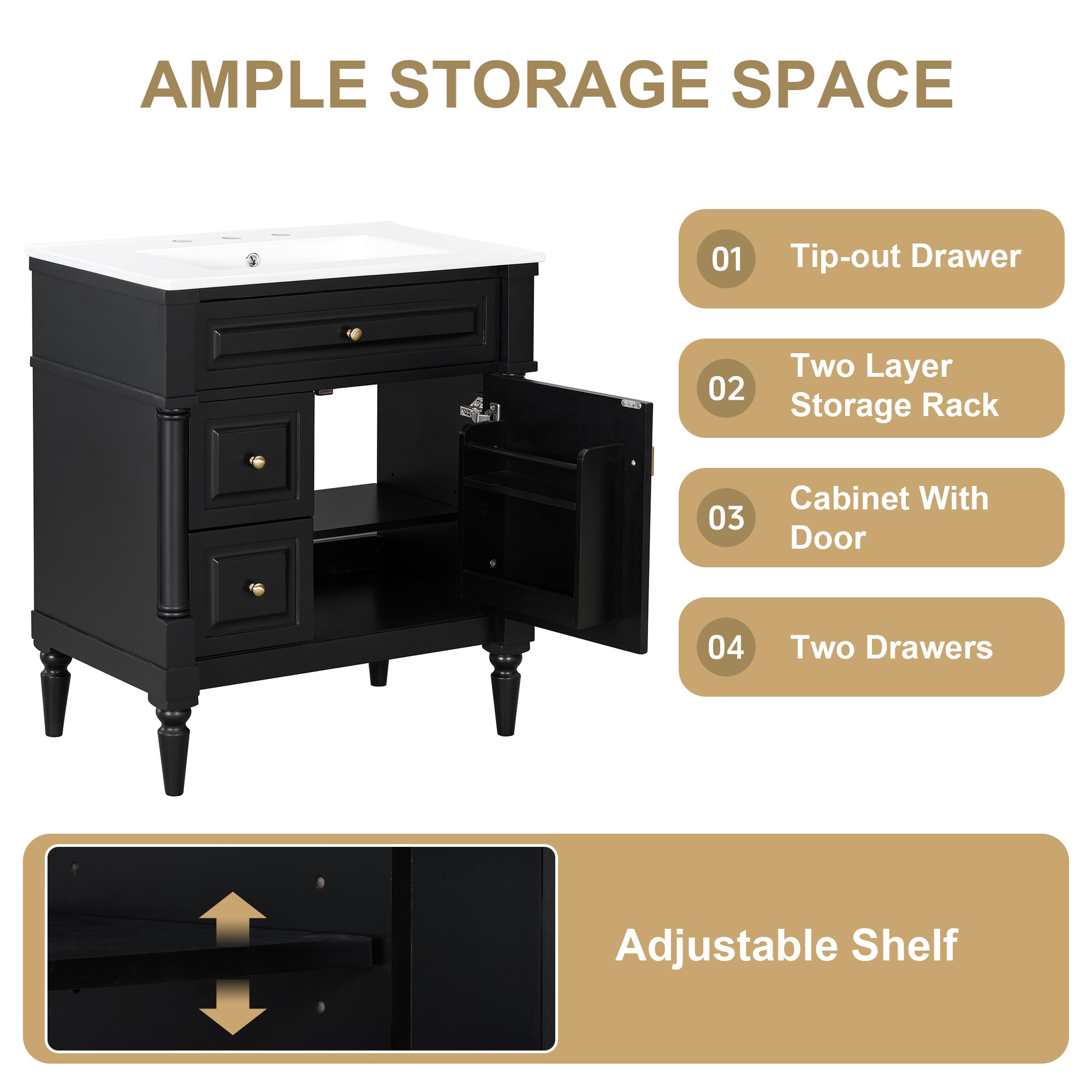 Dexmalle N725P356062B Bath-Vanity-Combo - View #5