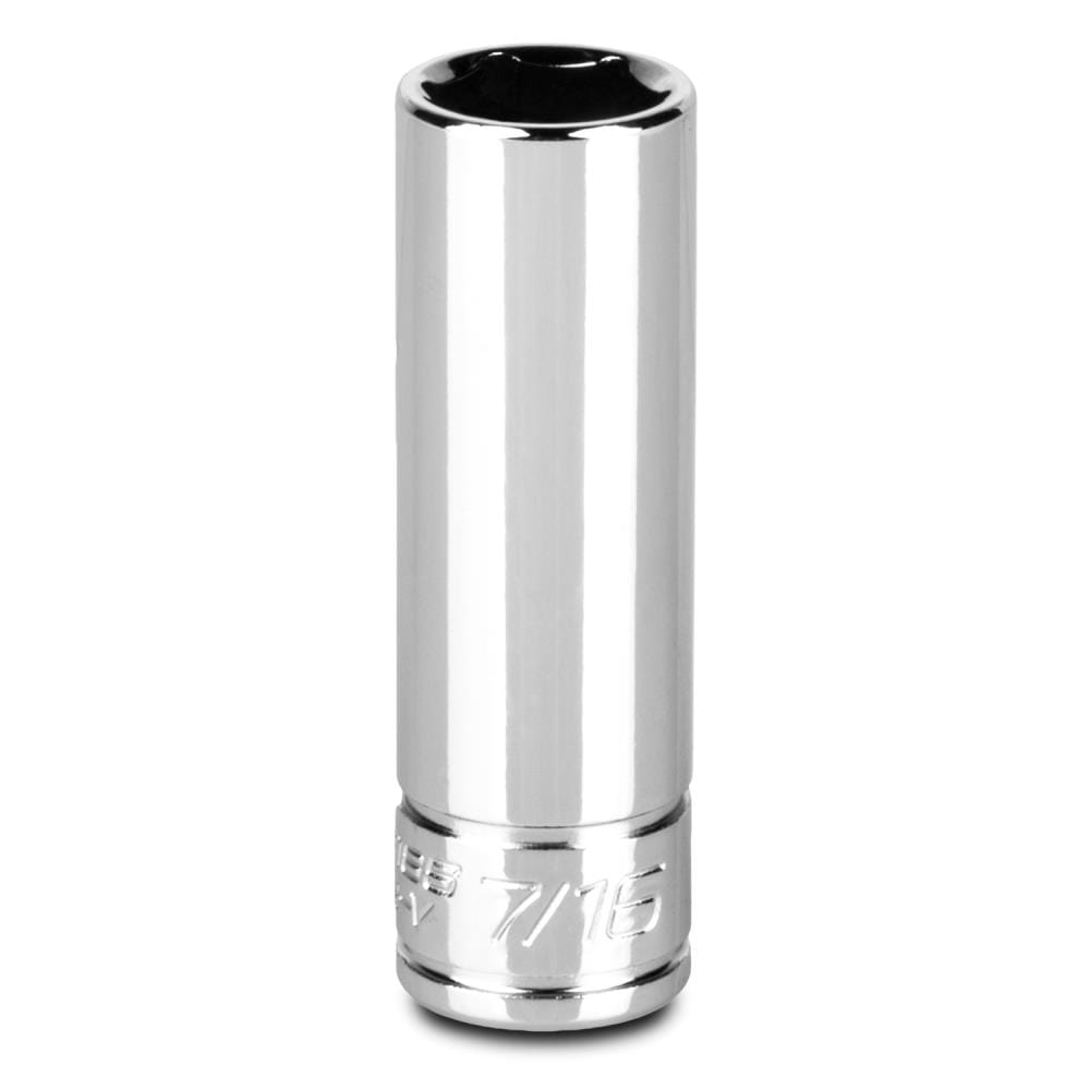 Capri Tools CP12185 1/4-in Drive Standard (SAE) 7/16-in Deep Socket